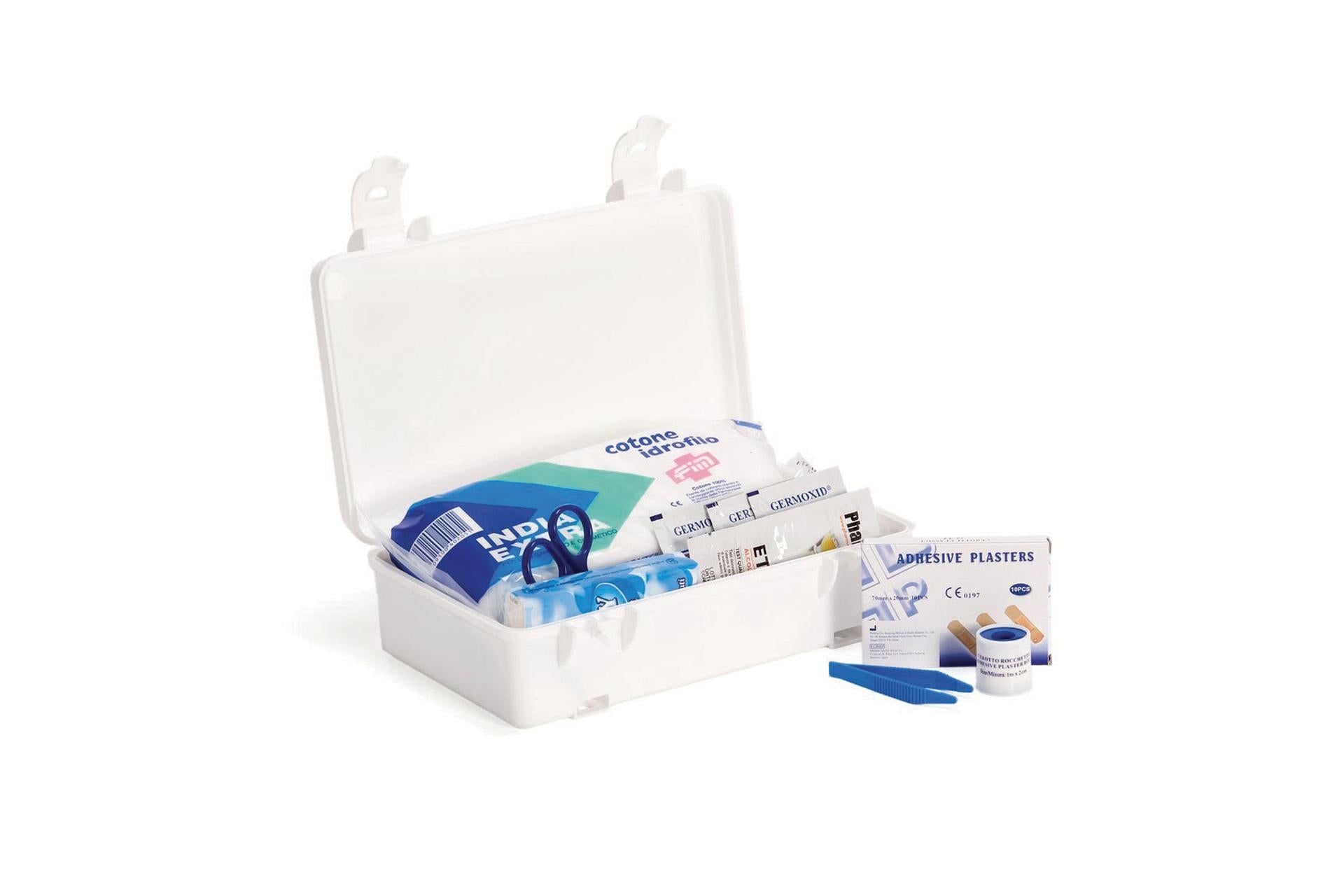 Pharmapiu Sport Travelkit Euromed Valigetta Kit Primo Soccorso Bianca - Per Autovetture Private