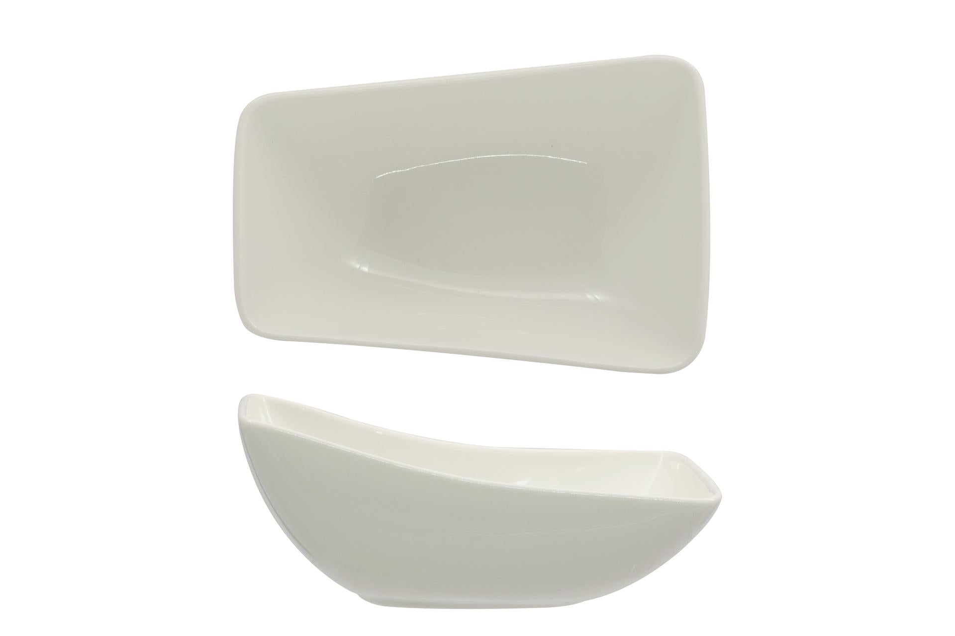 Ariane Fine Porcelain Coppetta Rettangolare Vital Rectangle 15 x 10.4 x 8.5 cm In Porcellana Alluminica - Set 6 Pz