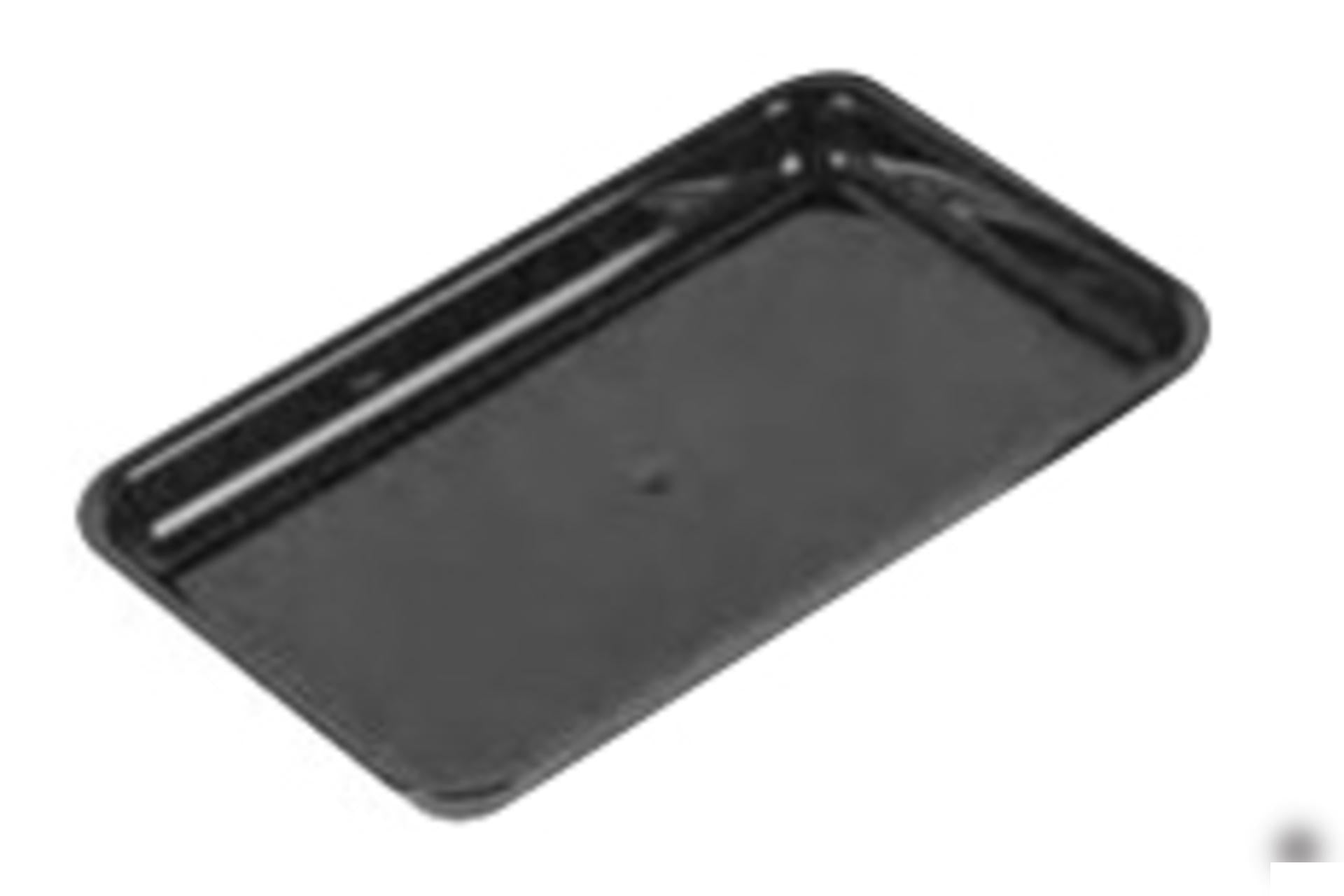 Mobil Plastic Vassoio Antiassorbente Nero 22 x 29.5 x 8.5 cm In PMMA per Presentazione Alimenti