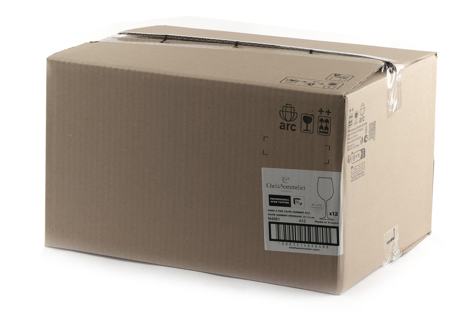 Arcoroc Cabernet Tulipe Calice 47 cl - Confezione da 12 In Vetro Cristallino Krysta - Set 12 Pz 3