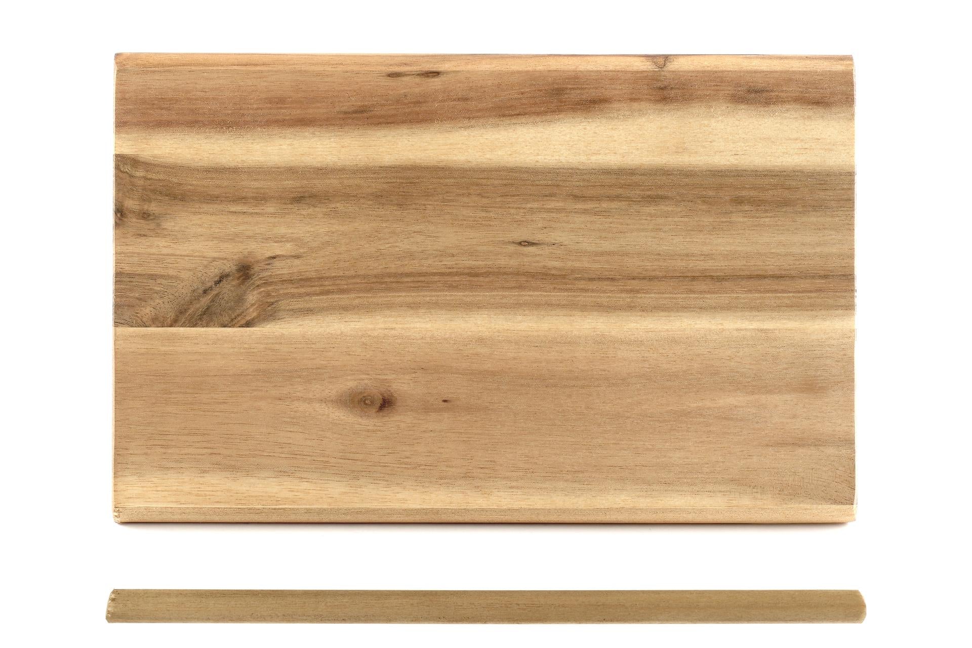 Kesper Acacia Tagliere Rettangolare H.1 cm - 23 x 15 cm In Legno di Acacia Certificato FSC