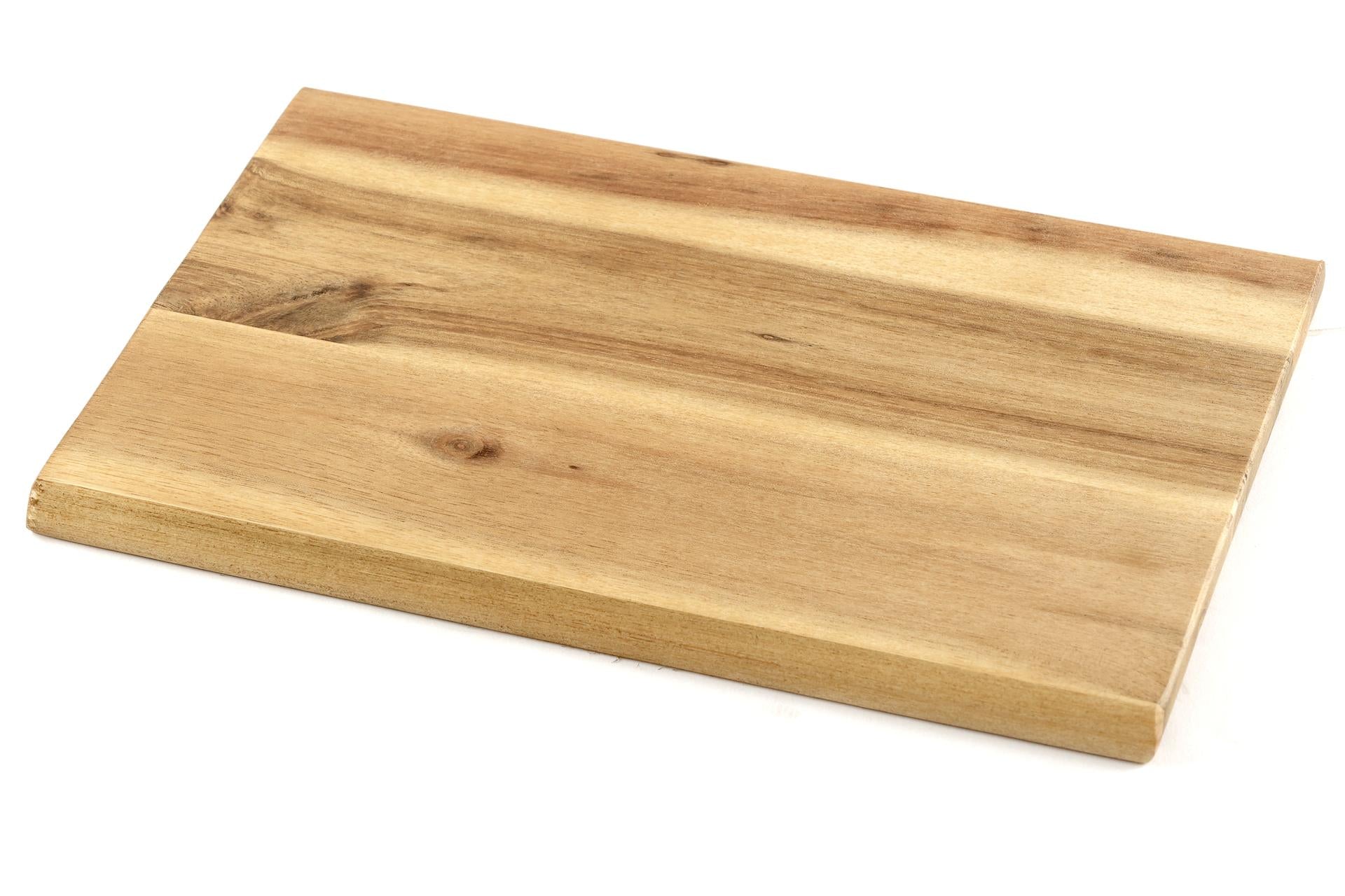 Kesper Acacia Tagliere Rettangolare H.1 cm - 23 x 15 cm In Legno di Acacia Certificato FSC