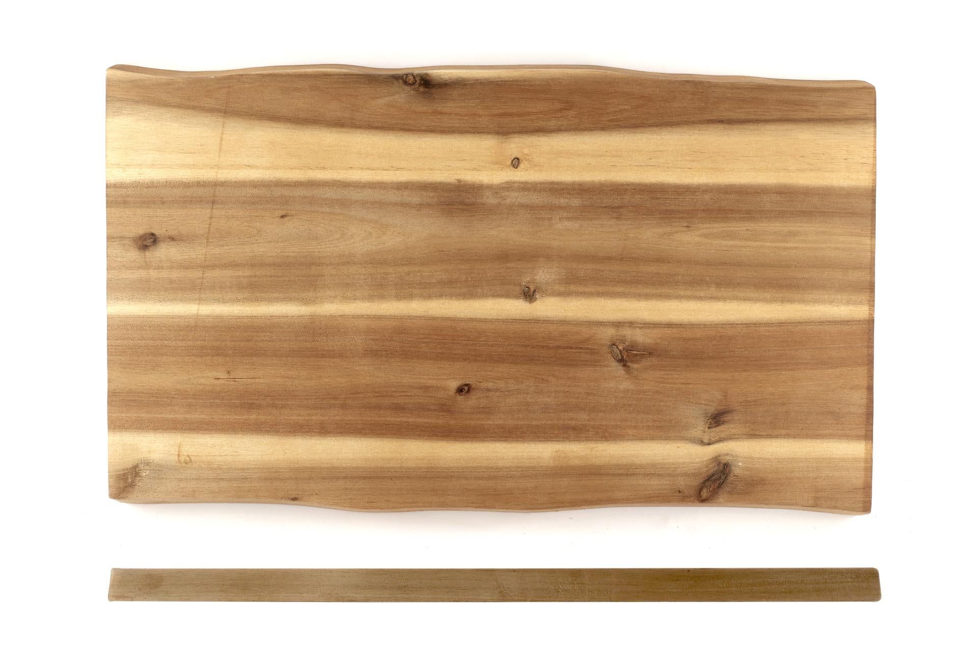 Kesper Acacia Tagliere Rettangolare H.2 cm - 45 x 27 cm In Legno di Acacia Certificato FSC