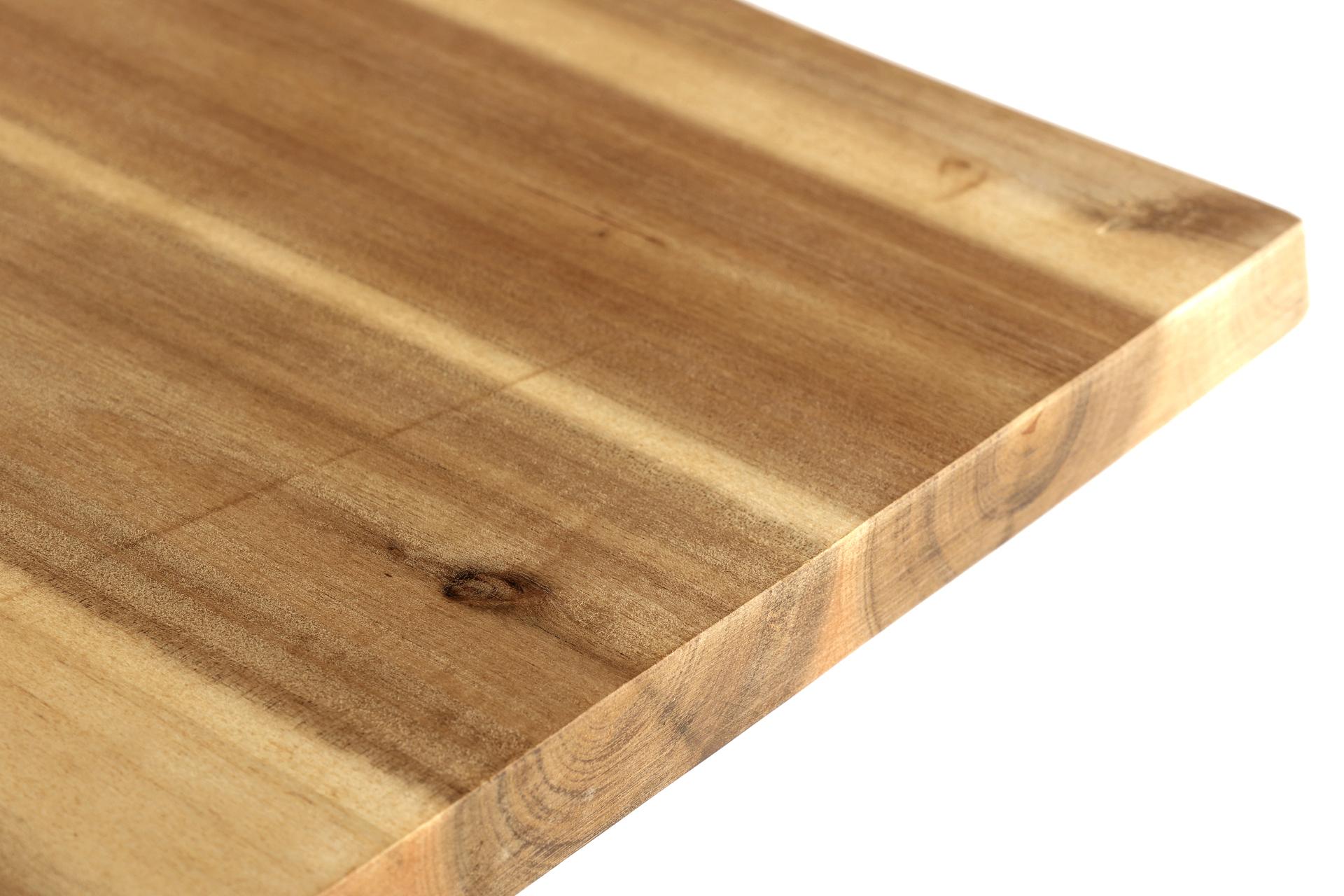 Kesper Acacia Tagliere Rettangolare H.2 cm - 45 x 27 cm In Legno di Acacia Certificato FSC