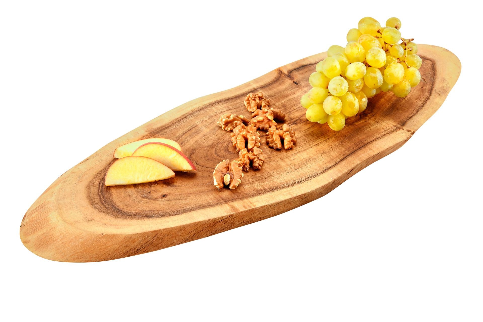 Kesper Acacia Tagliere Corteccia H.1.8 cm - 40 x 16 cm In Legno di Acacia Certificato FSC
