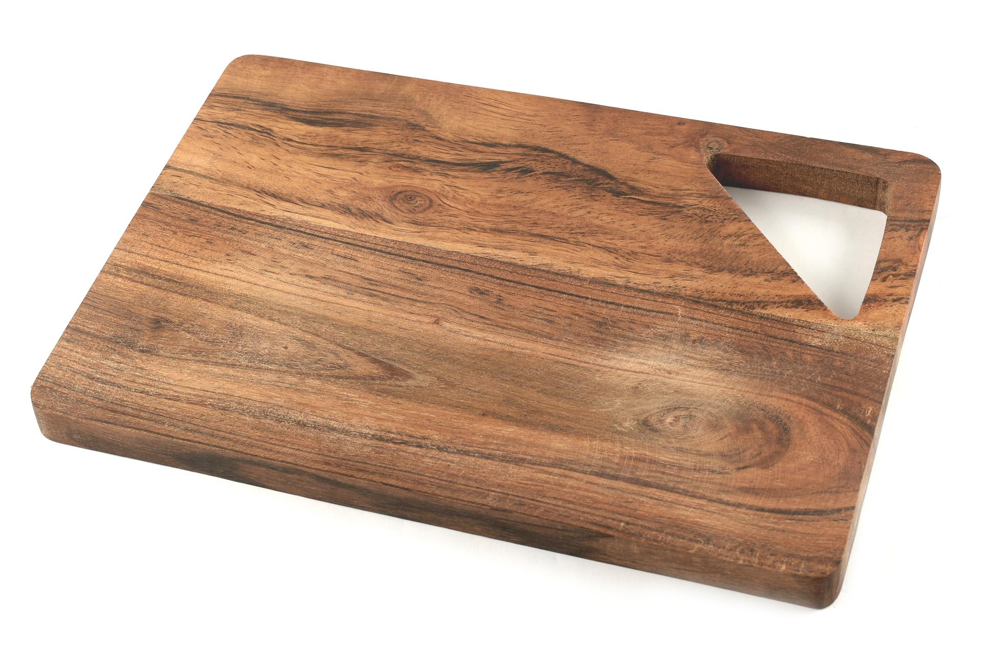 Kesper Acacia Tagliere Rettangolare H.1.5 cm - 28 x 19 cm In Legno di Acacia Con Foro Appendibile 3