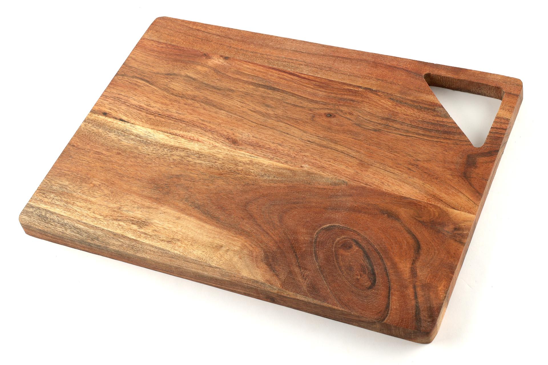 Kesper Acacia Tagliere Rettangolare H.1.7 cm - 35.5 x 25.5 cm In Legno di Acacia Con Foro Appendibile