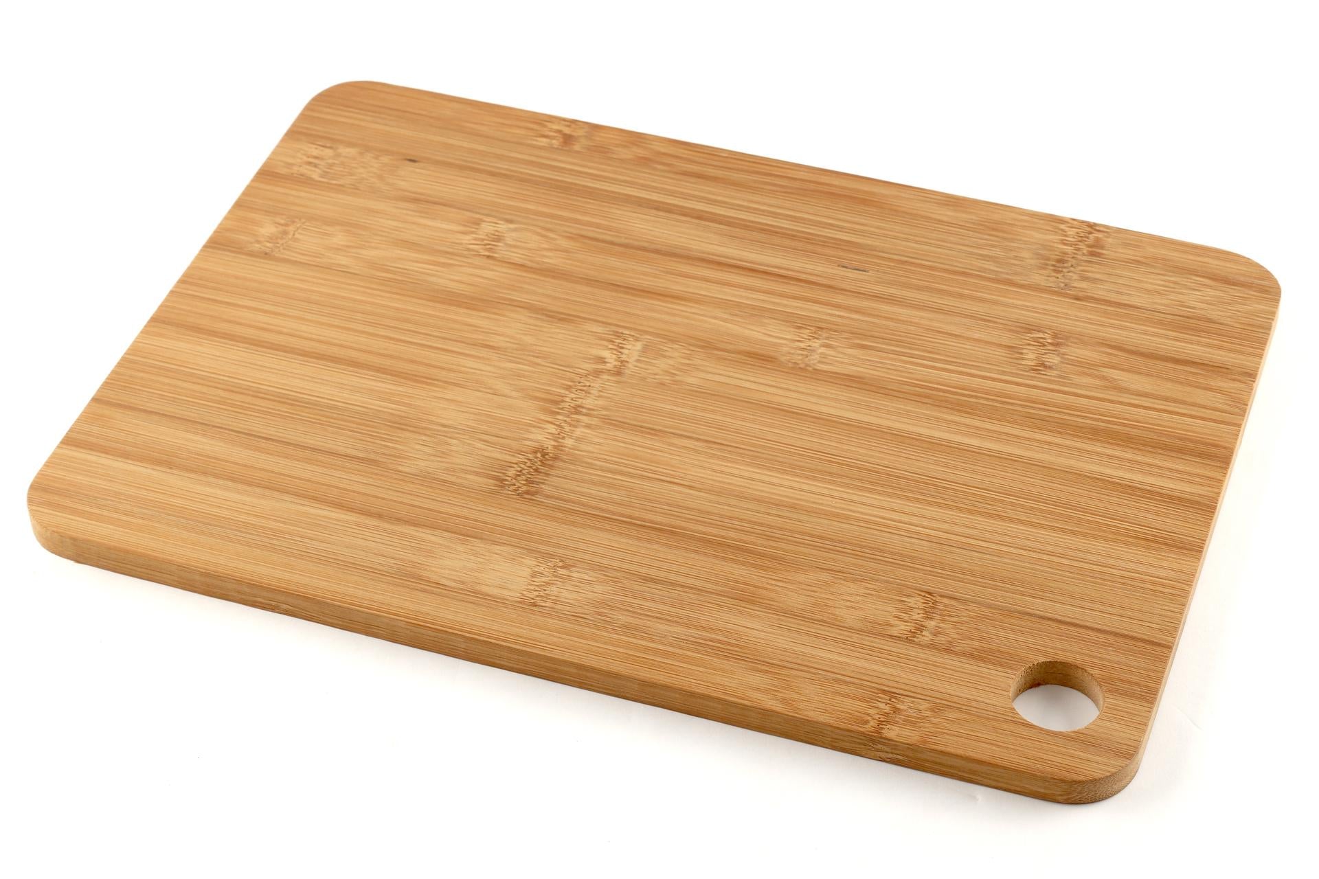 Kesper Bamboo Dark Tagliere Rettangolare H.1 cm - 33 x 23 cm In Bamboo Scuro Con Foro Appendibile