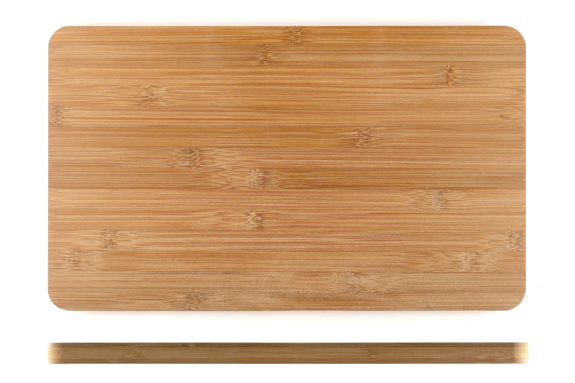 Kesper Bamboo Dark Tagliere Rettangolare H.1.9 cm - 43 x 26 cm In Bamboo Scuro Certificato FSC