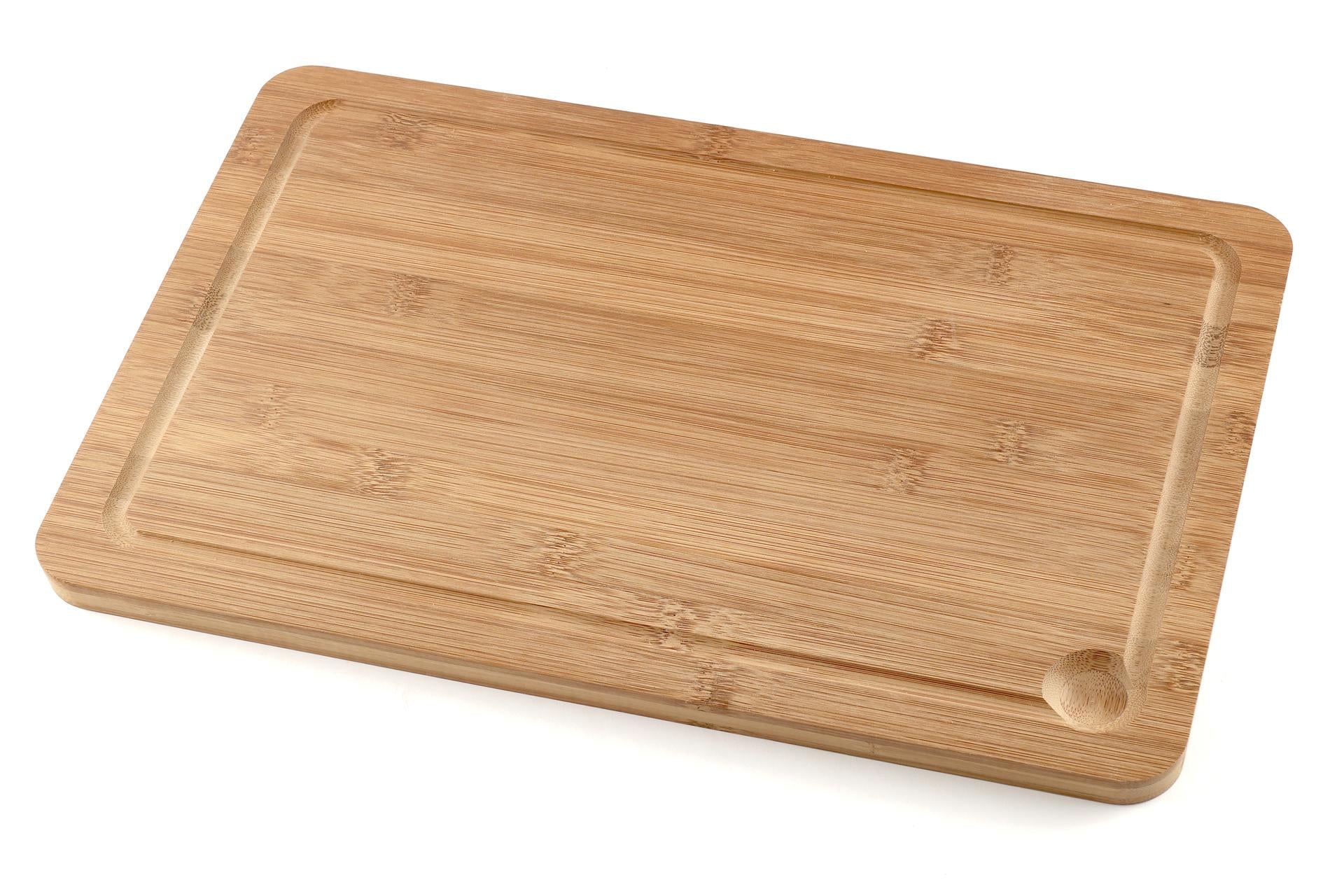 Kesper Bamboo Dark Tagliere Rettangolare H.1.6 cm - 38 x 25 cm In Bamboo Scuro Con Scanalatura