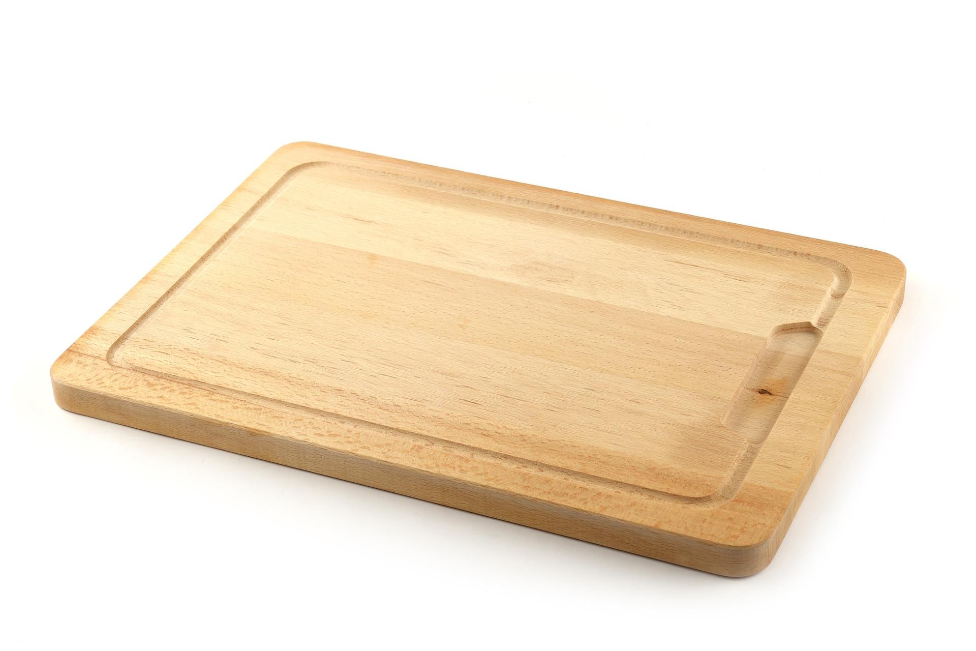Kesper Faggio Tagliere Rettangolare H.2 cm - 40 x 28 cm In Legno di Faggio Con Scanalatura 2