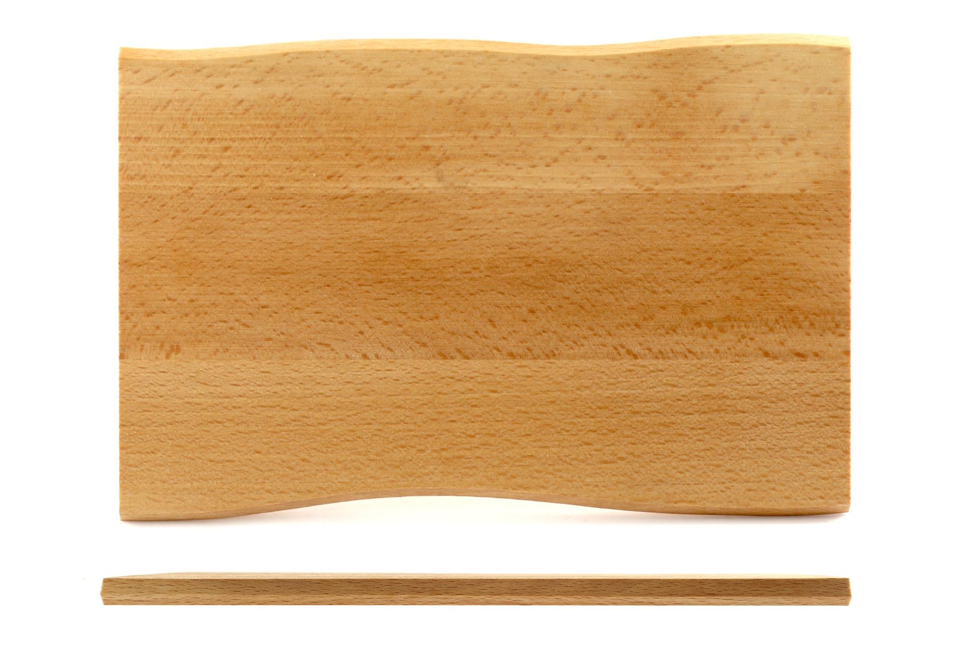 Kesper Faggio Rustic Tagliere Sagomato H.1 cm - 23 x 15 cm In Legno di Faggio Certificato FSC 1