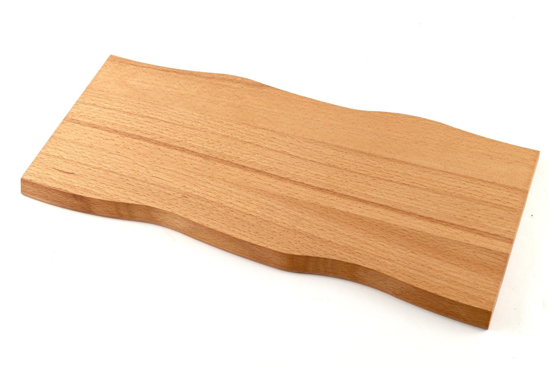 Kesper Faggio Rustic Tagliere Sagomato H.1.5 cm - 38 x 17 cm In Legno di Faggio Certificato FSC 2