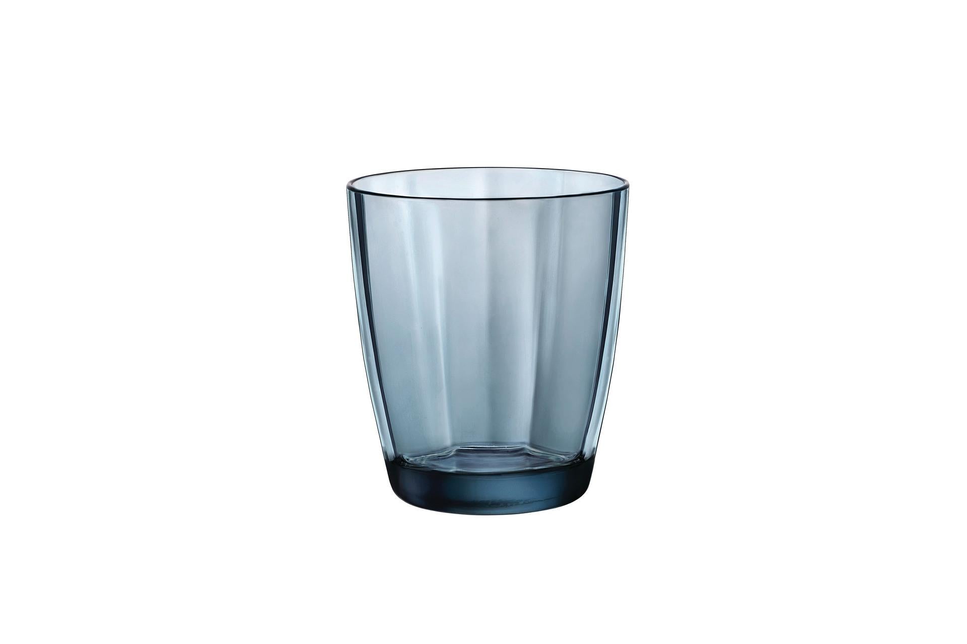 Bormioli Rocco Pulsar Ocean Blue Bicchiere 30 cl In Pasta di Vetro - Set 6 Pz