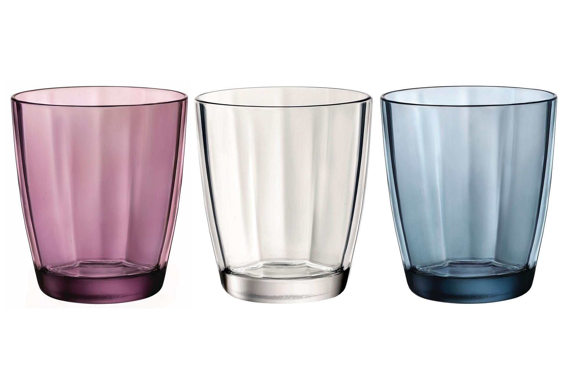 Bormioli Rocco Pulsar Ocean Blue Bicchiere 30 cl In Pasta di Vetro - Set 6 Pz