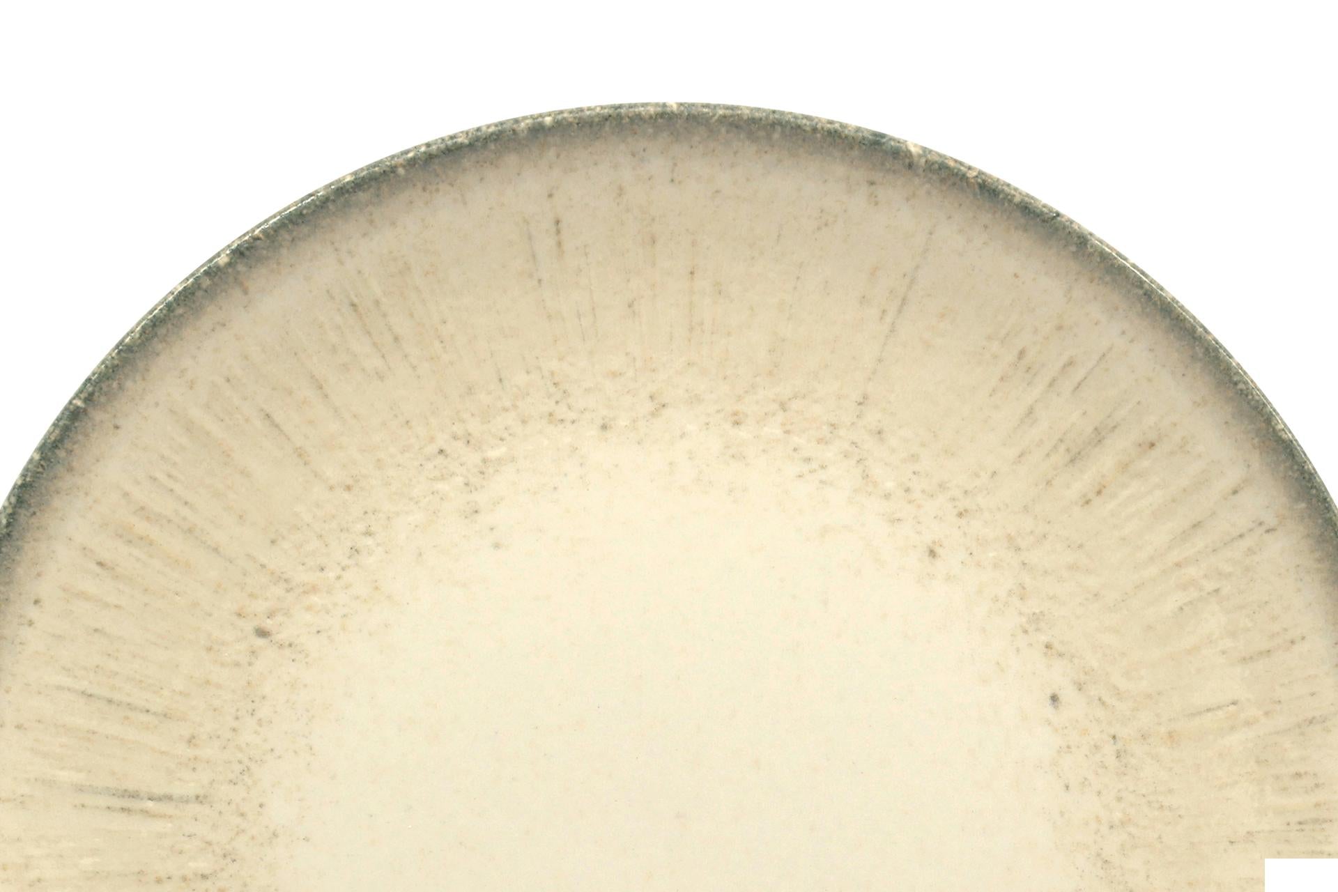 Ariane Fine Porcelain Grey Iris Vital Coupe Piatto Piano Ø27 cm - Collezione Ispirata alla Mitologia Greca - Set 6 Pz