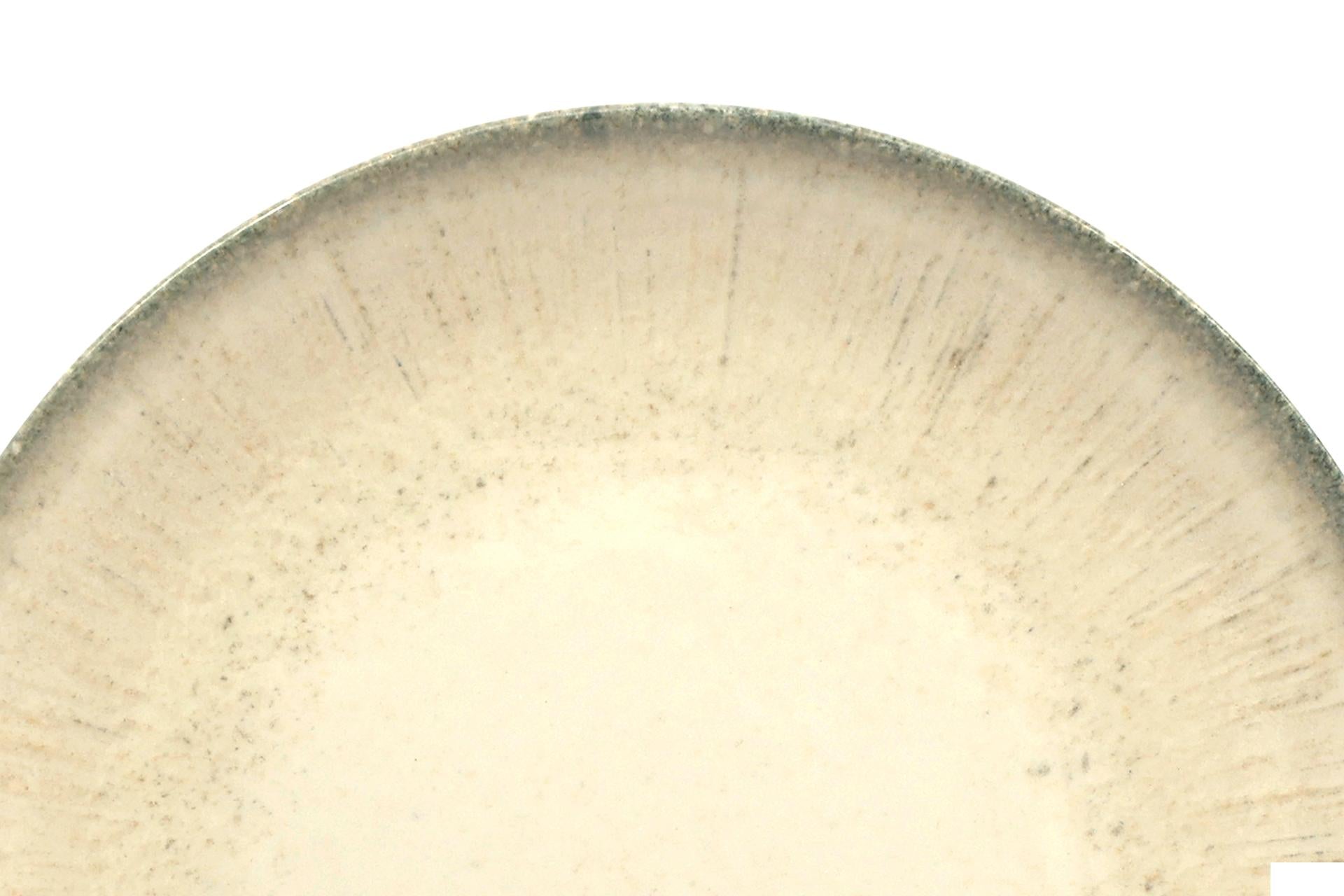 Ariane Fine Porcelain Grey Iris Vital Coupe Piatto Piano Ø21 cm - Collezione Ispirata alla Mitologia Greca - Set 12 Pz