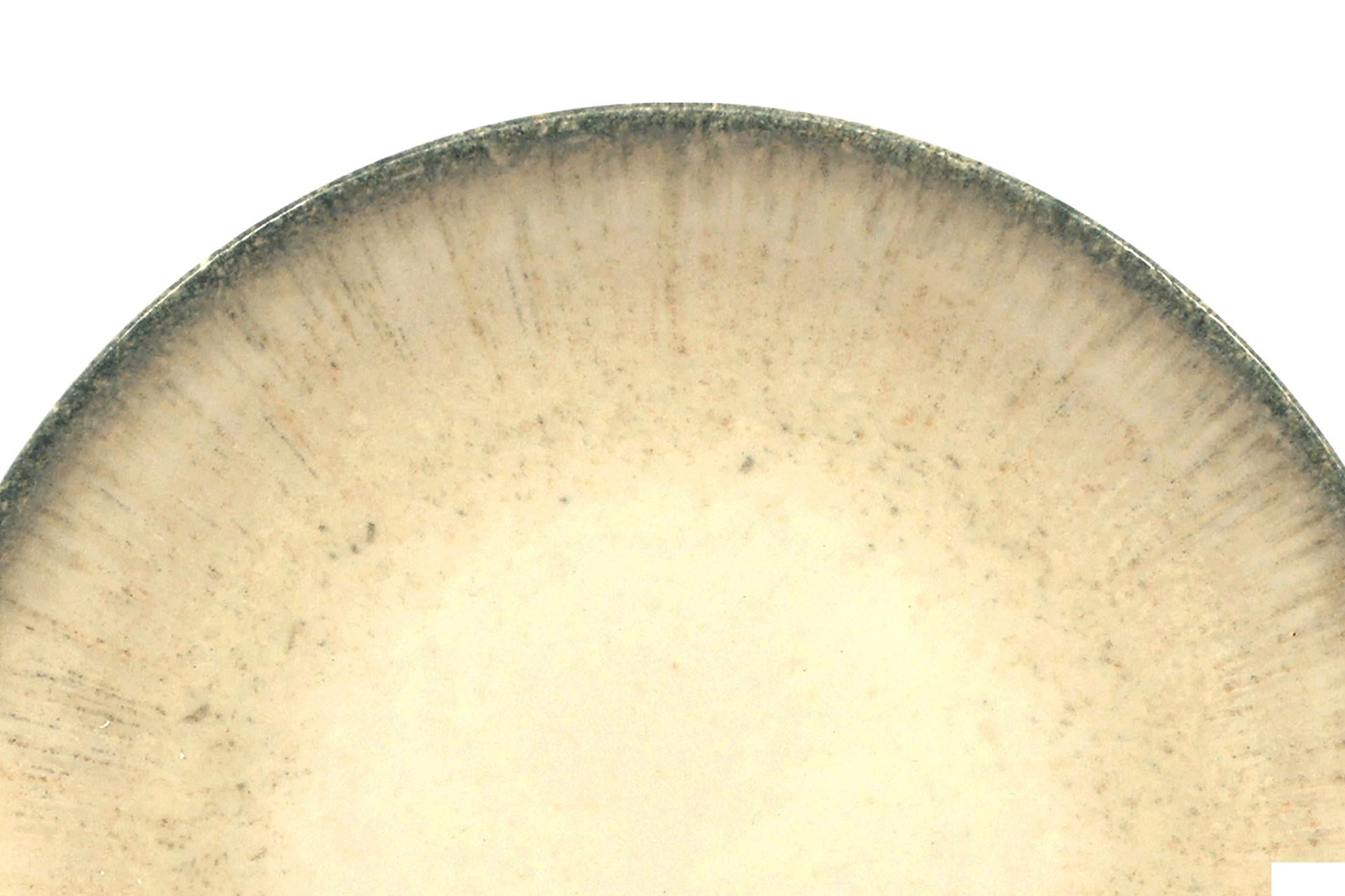 Ariane Fine Porcelain Grey Iris Vital Coupe Piatto Piano Ø18 cm - Collezione Ispirata alla Mitologia Greca