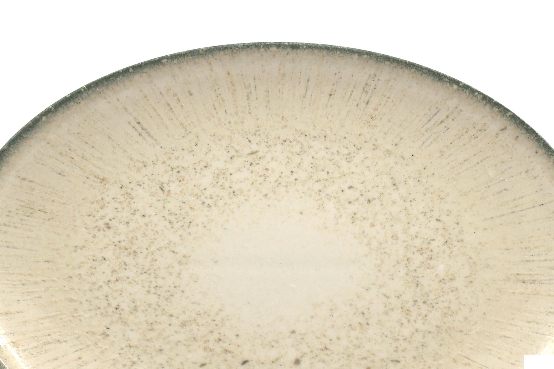 Ariane Fine Porcelain Grey Iris Titanium Piatto Ovale 24 cm - Collezione Ispirata alla Mitologia Greca - Set 12 Pz