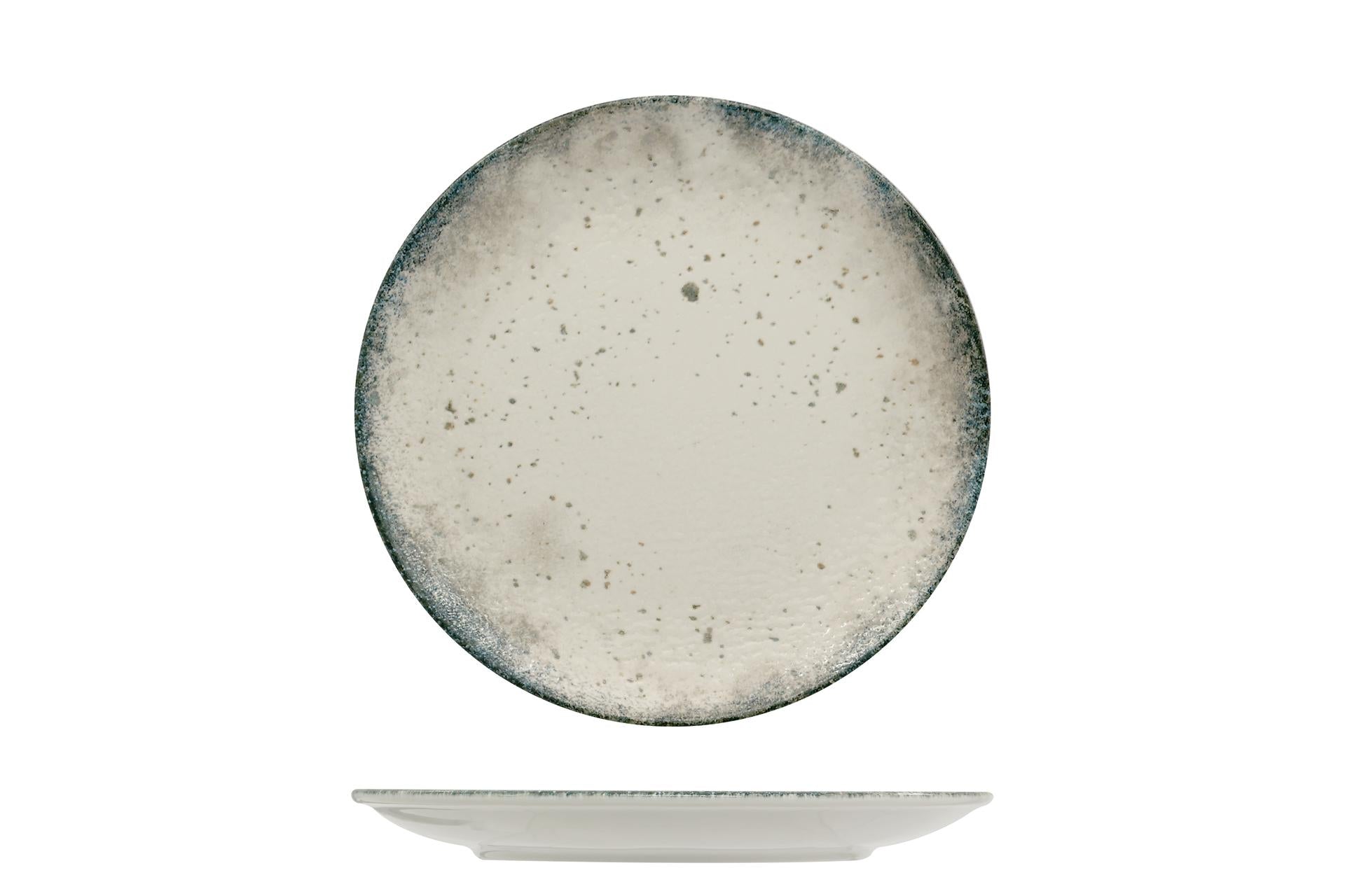 Ariane Fine Porcelain Verdant Vital Coupe Piatto Piano Ø21 cm - Collezione Elegante Contemporanea Verde - Set 12 Pz