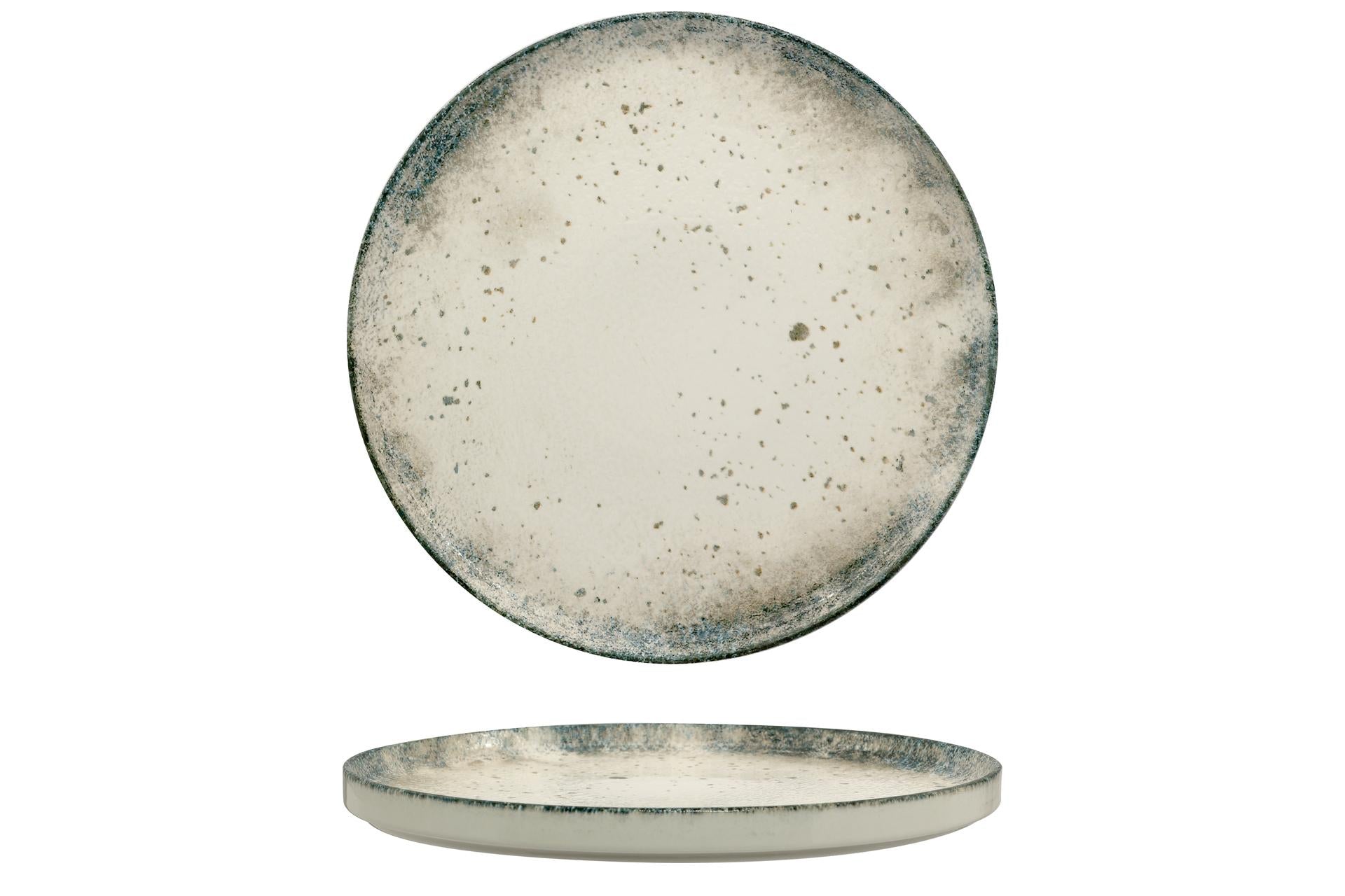 Ariane Fine Porcelain Verdant Selas Piatto Nordic Ø27 cm - Collezione Elegante e Contemporanea - Set 4 Pz