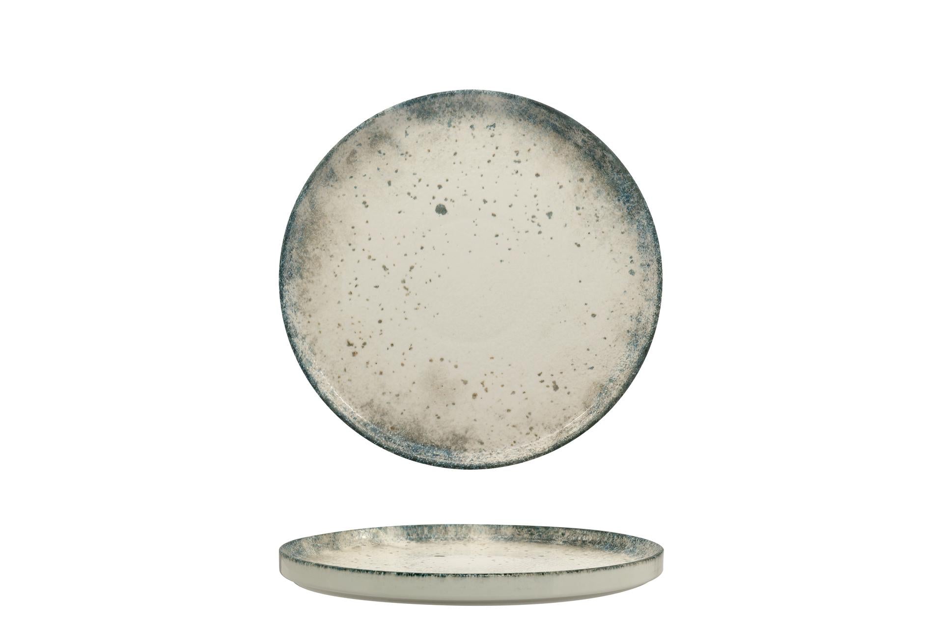 Ariane Fine Porcelain Verdant Selas Piatto Nordic Ø21 cm - Collezione Elegante e Contemporanea Verde - Set 4 Pz