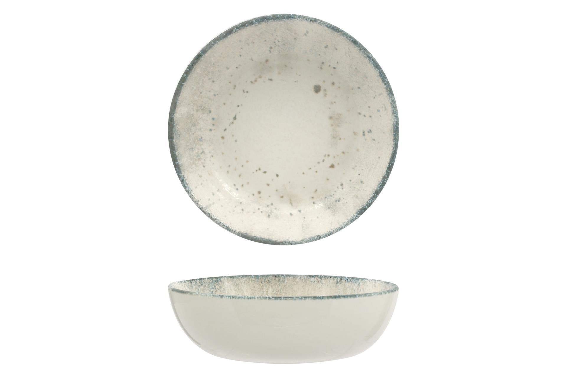 Ariane Fine Porcelain Verdant Titanium Coppetta Ø18 cm - Collezione Elegante e Contemporanea - Set 4 Pz