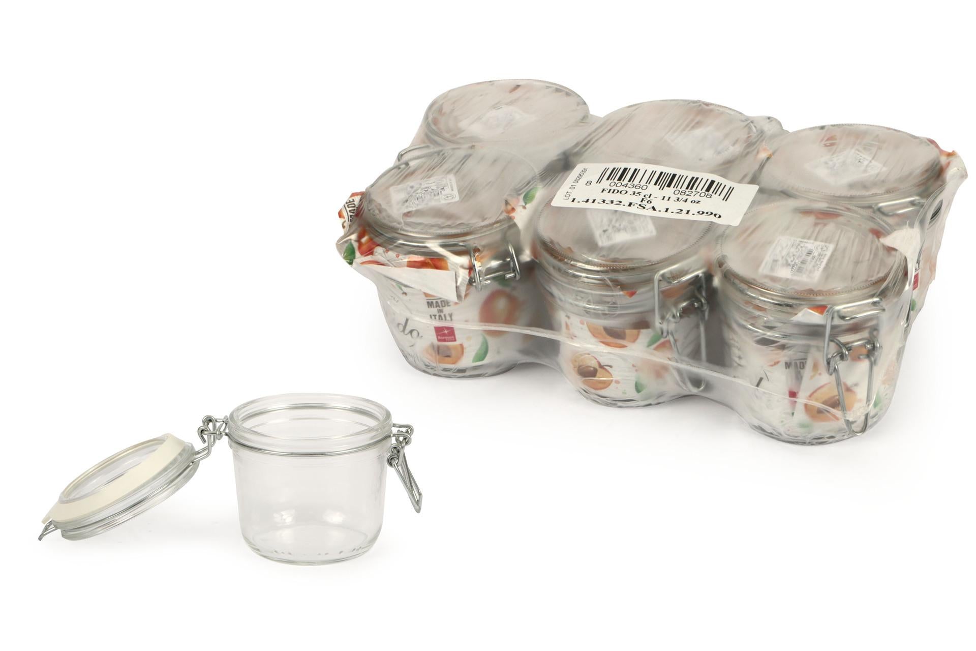 Bormioli Rocco Vaso Ermetico Fido 0,35 L In Vetro - Set 6 Pz 3
