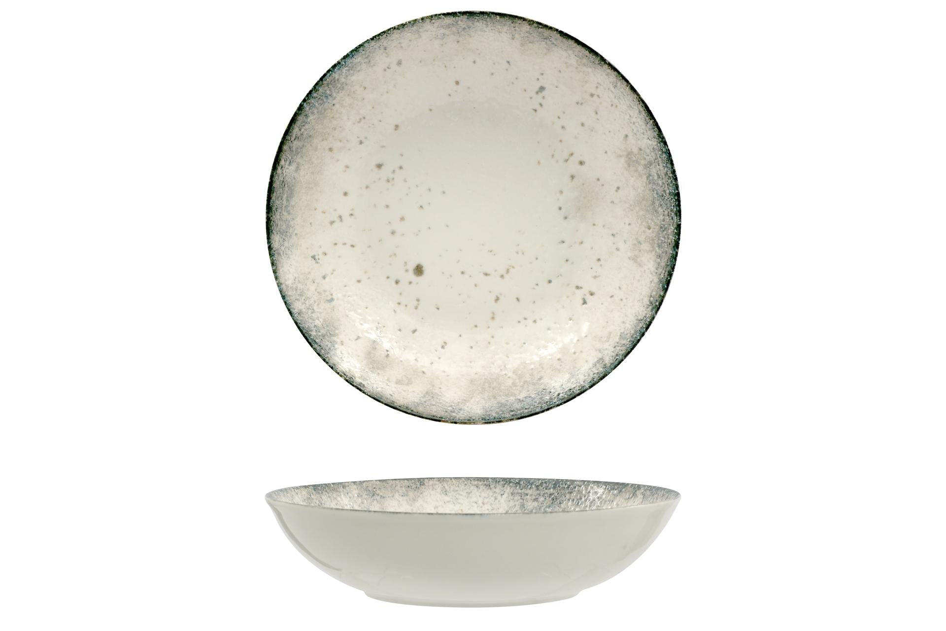 Ariane Fine Porcelain Verdant Vital Coupe Piatto Fondo Ø21 cm - Collezione Elegante e Contemporanea - Set 6 Pz