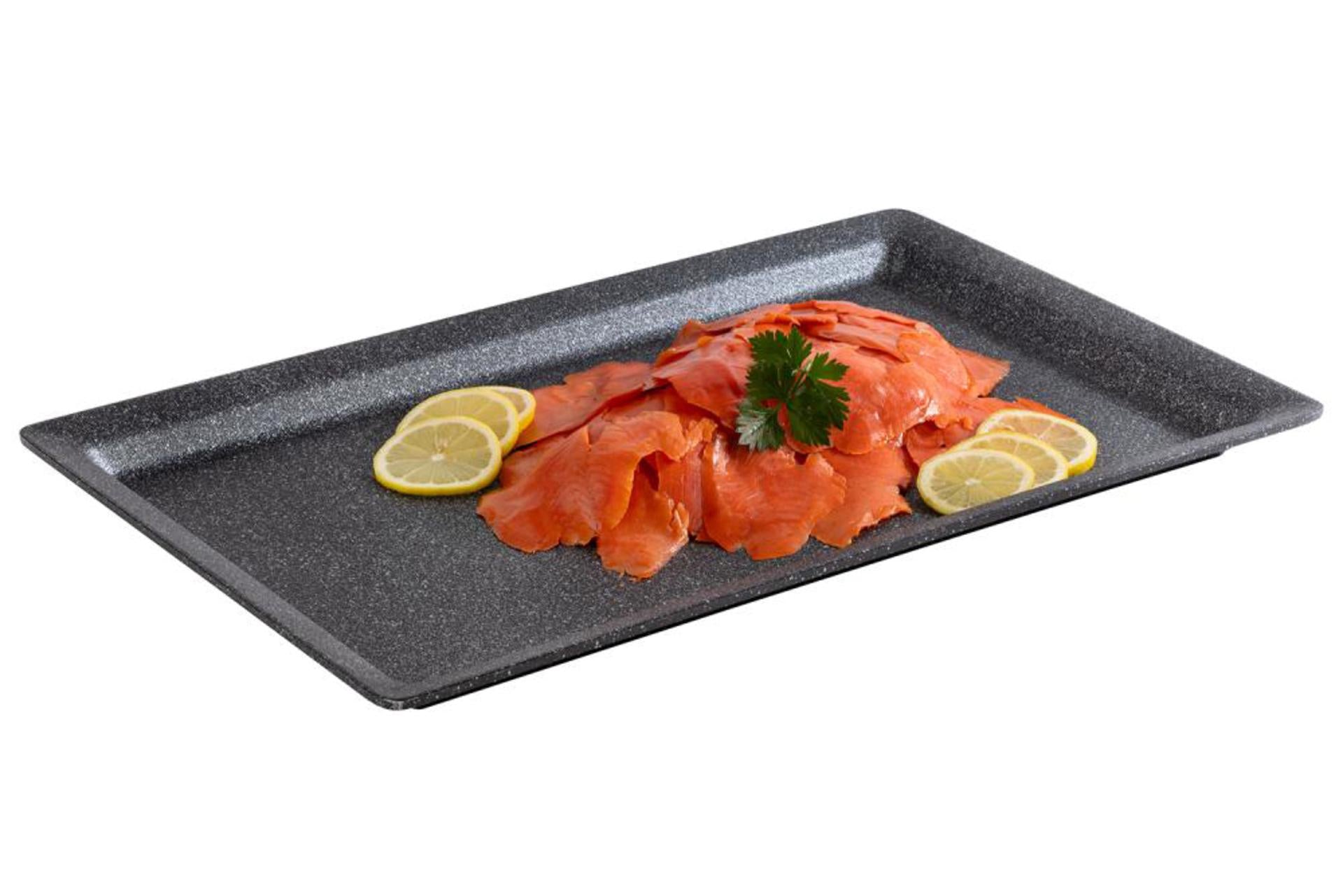 APS Frostfire Vassoio Gastronorm 1.1 cm - 53 x 32.2 x H.3 cm In Alluminio Color Cemento 4