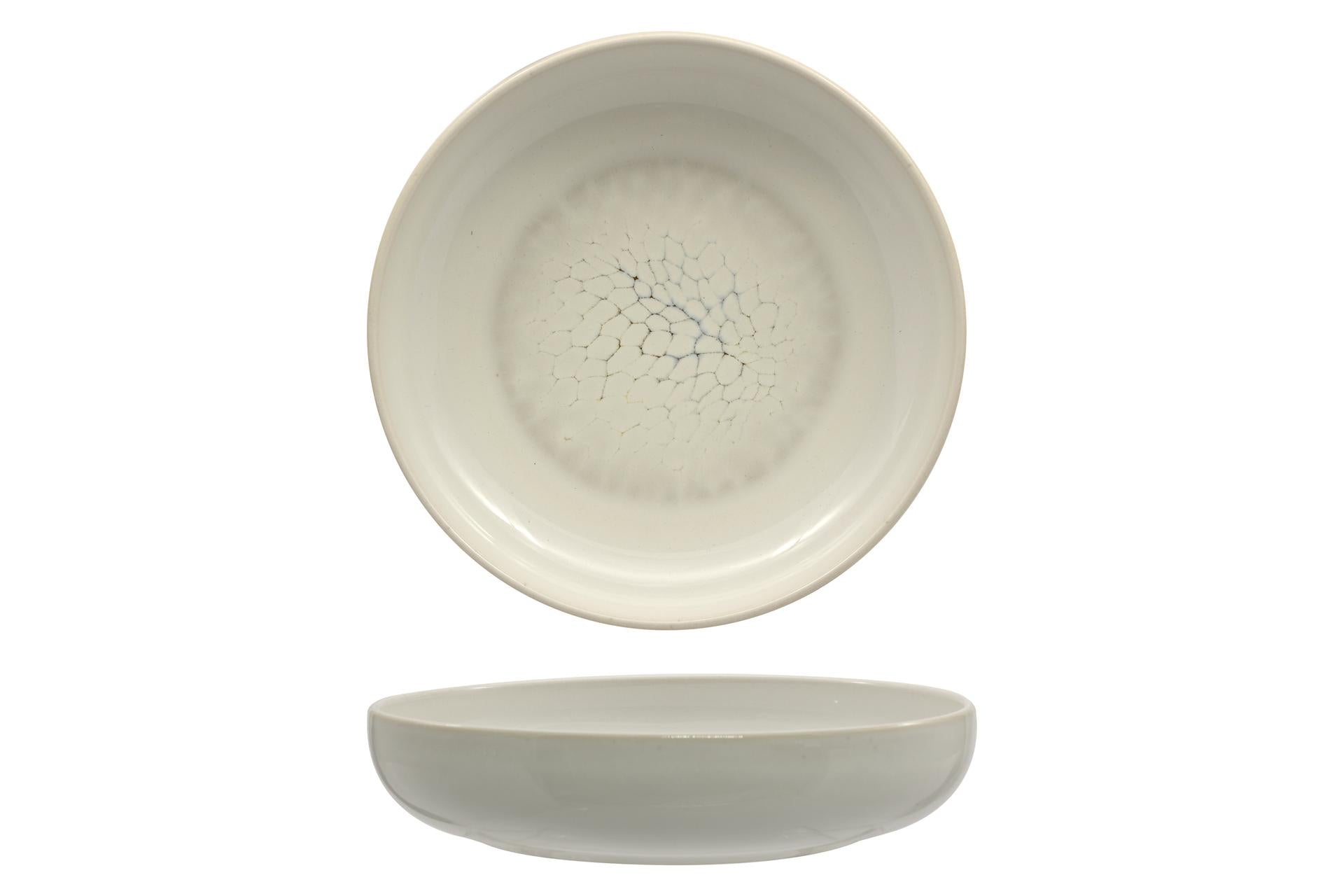 Mesa Ceramics Luz Piatto Fondo Coupe Ø22 cm - Linea Unico In Gres Porcellanato