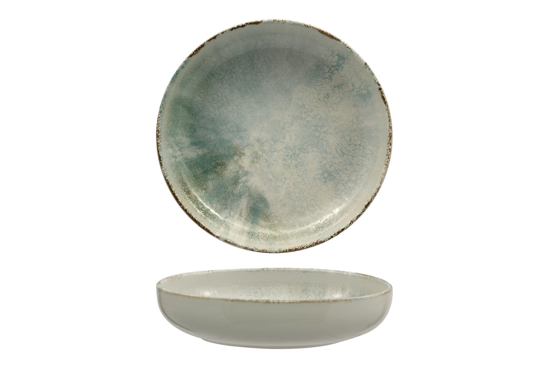 Mesa Ceramics Unico Piatto Fondo Coupe Ø22 cm - In Gres Porcellanato - Set 6 Pz