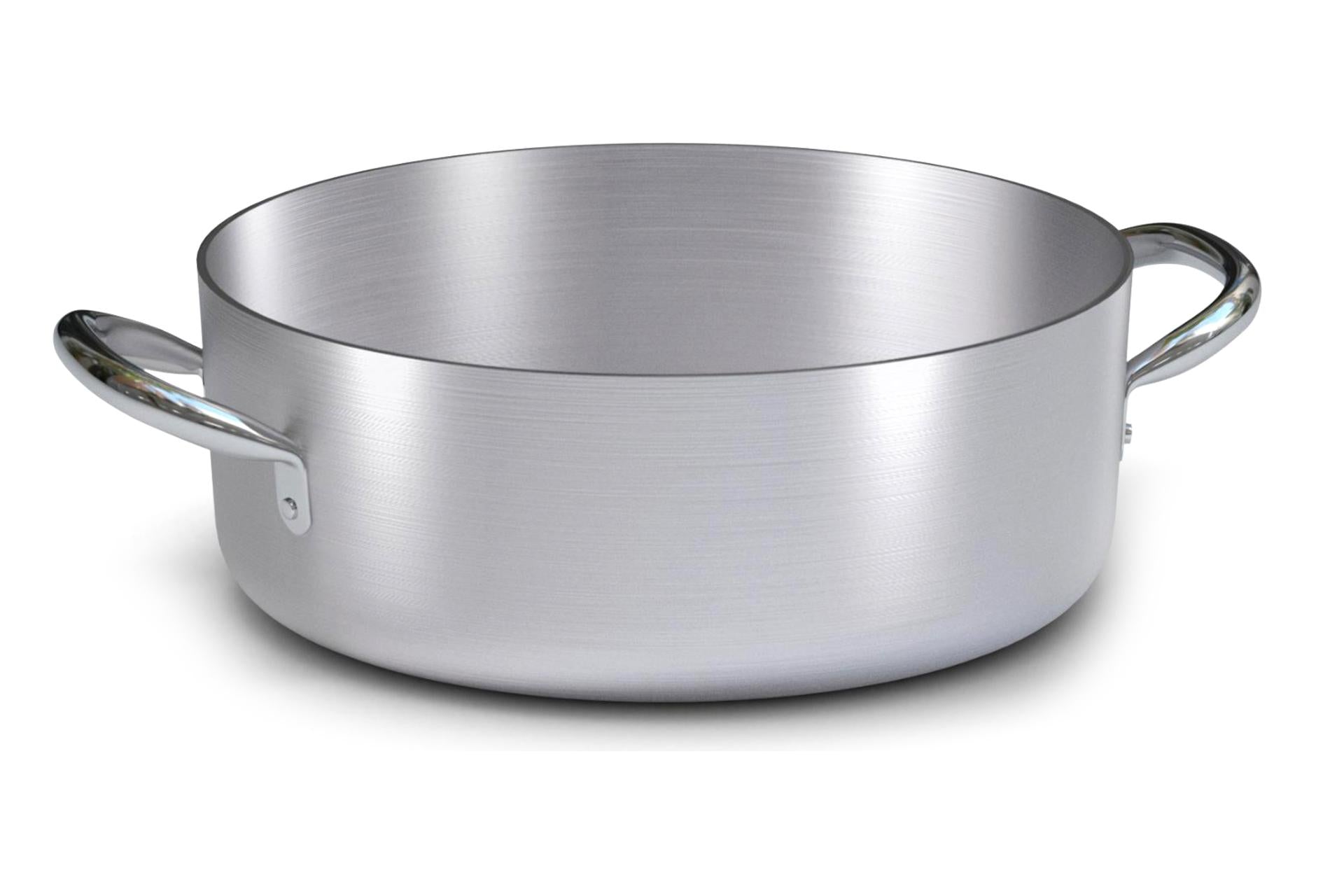 Ballarini Professionale Linea 6800 Casseruola Bassa Ø32 cm - 2 Maniglie In Alluminio Satinato Per Induzione