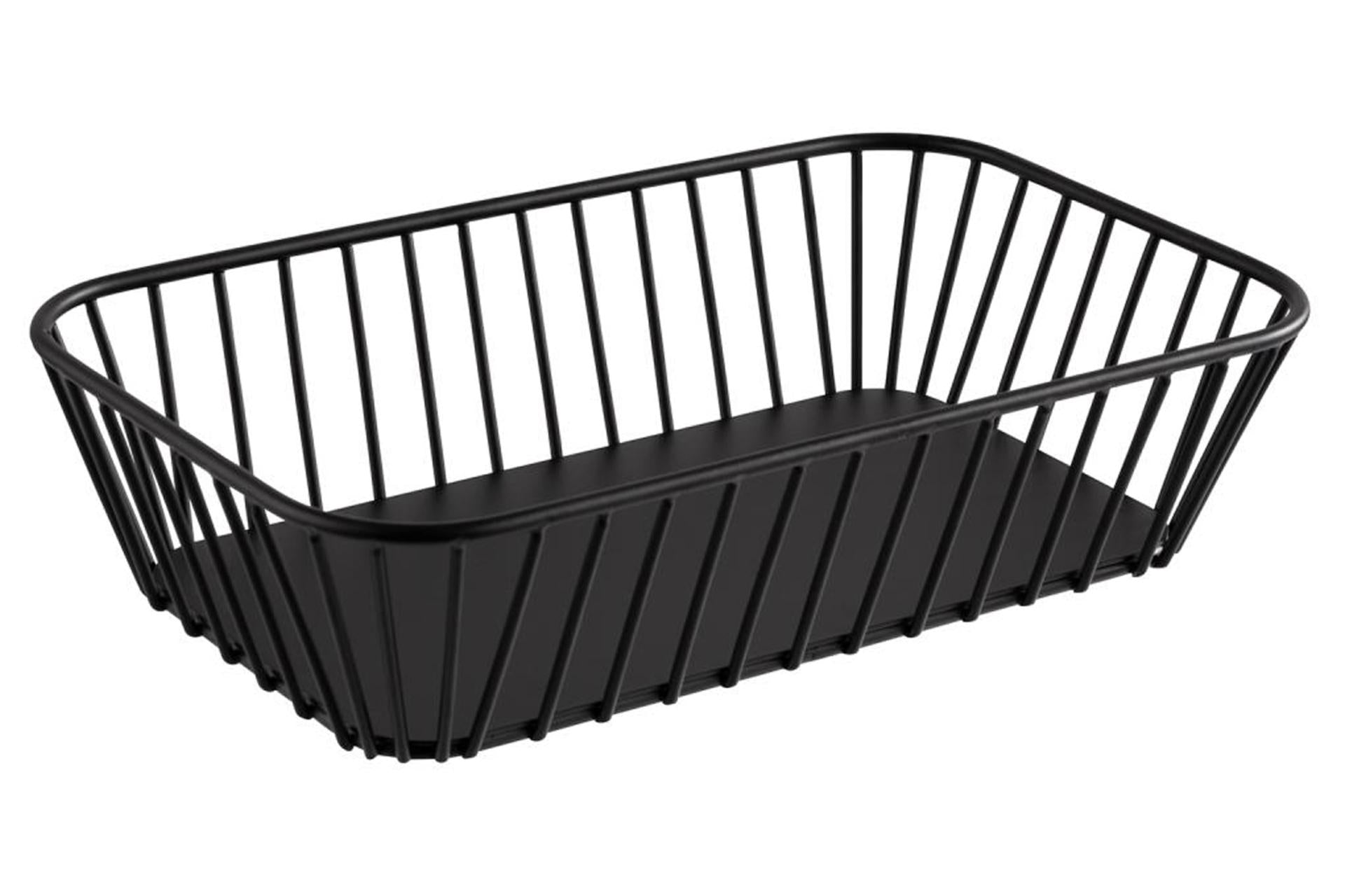 APS Urban Cestello GN 1/4 Metallo Nero 26,5 x 16,2 x H 7,5 cm Con Piedini Antiscivolo