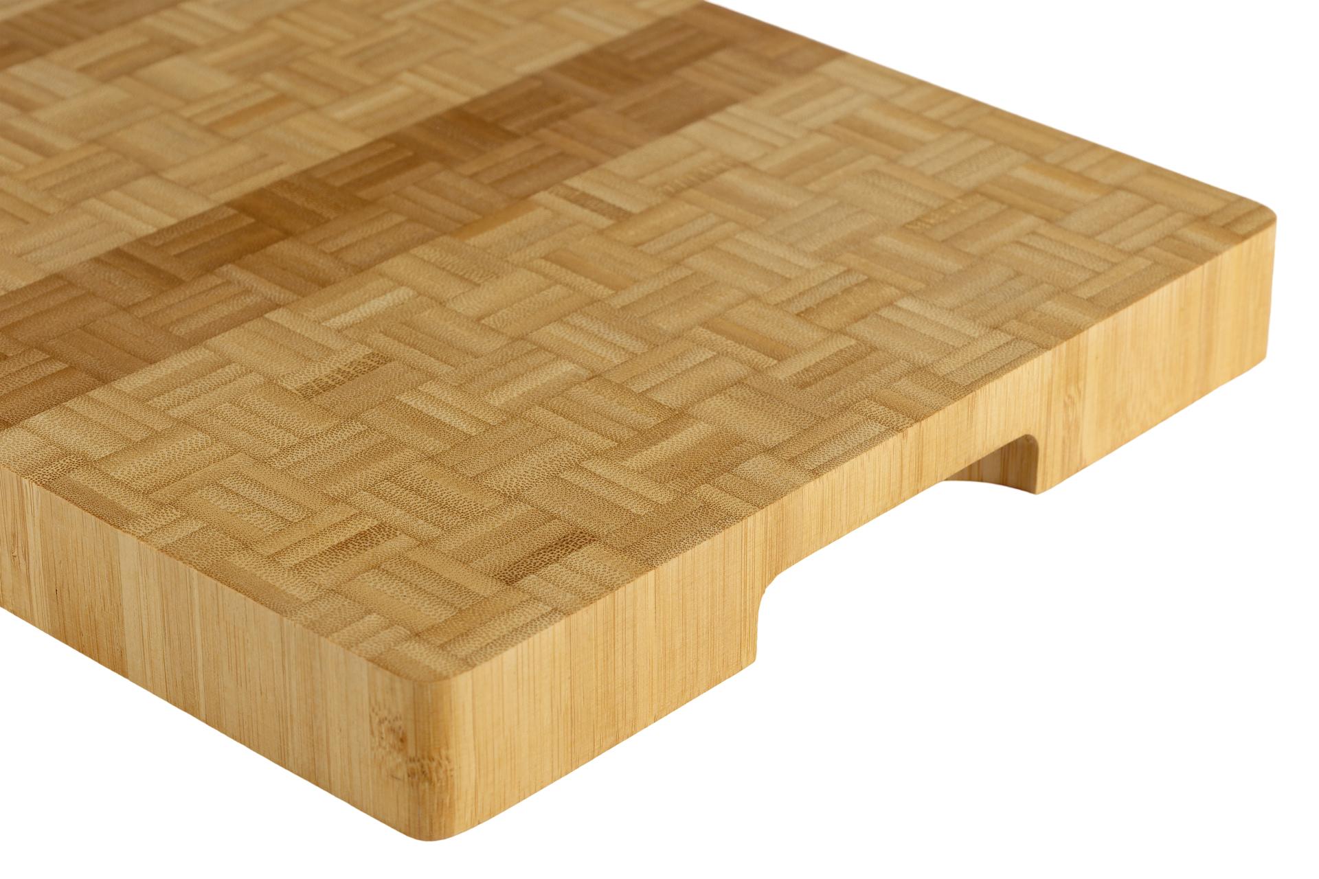 Kesper Bamboo Tagliere Mosaico Rettangolare H.3 cm - 36 x 24 cm In Legno di Bamboo Certificato FSC 3