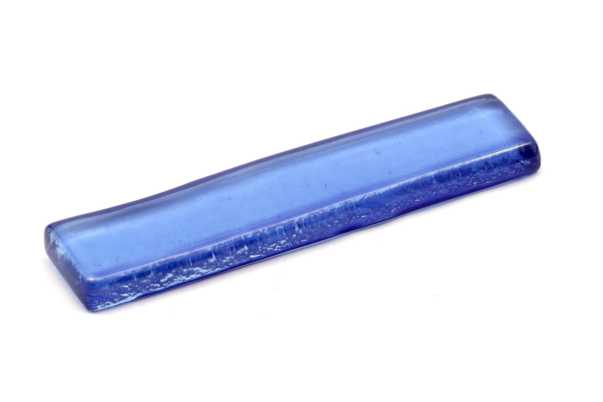 Import Tavola Professional Brick Poggiaposate 10 x 2 cm In Vetro Blu Soffiato e Dipinto a Mano - Set 6 Pz
