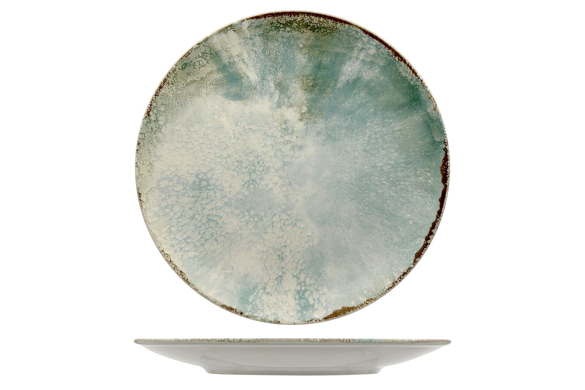 Mesa Ceramics Matcha Piatto Piano Coupe Ø32 cm - Linea Unico In Gres Porcellanato - Set 4 Pz