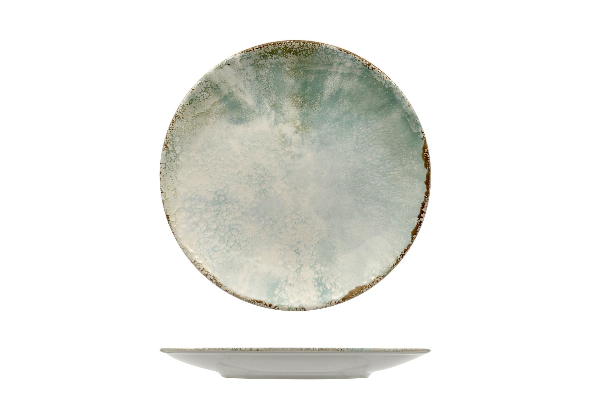 Mesa Ceramics Unico Piatto Piano Coupe Ø21 cm - In Gres Porcellanato - Set 6 Pz