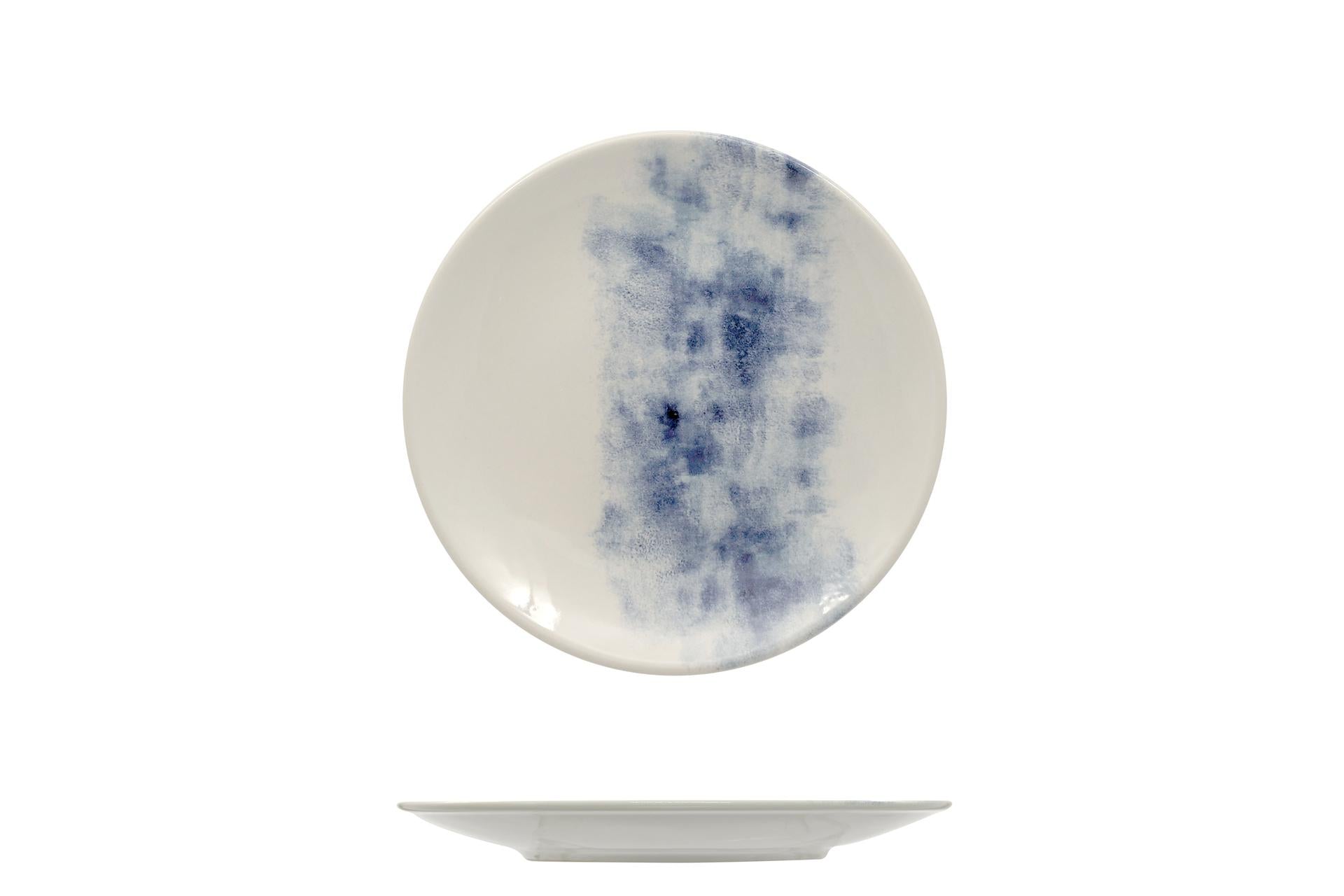 Mesa Ceramics Estoril Piatto Piano Coupe Ø15 cm - Linea Unico In Gres Porcellanato - Set 6 Pz