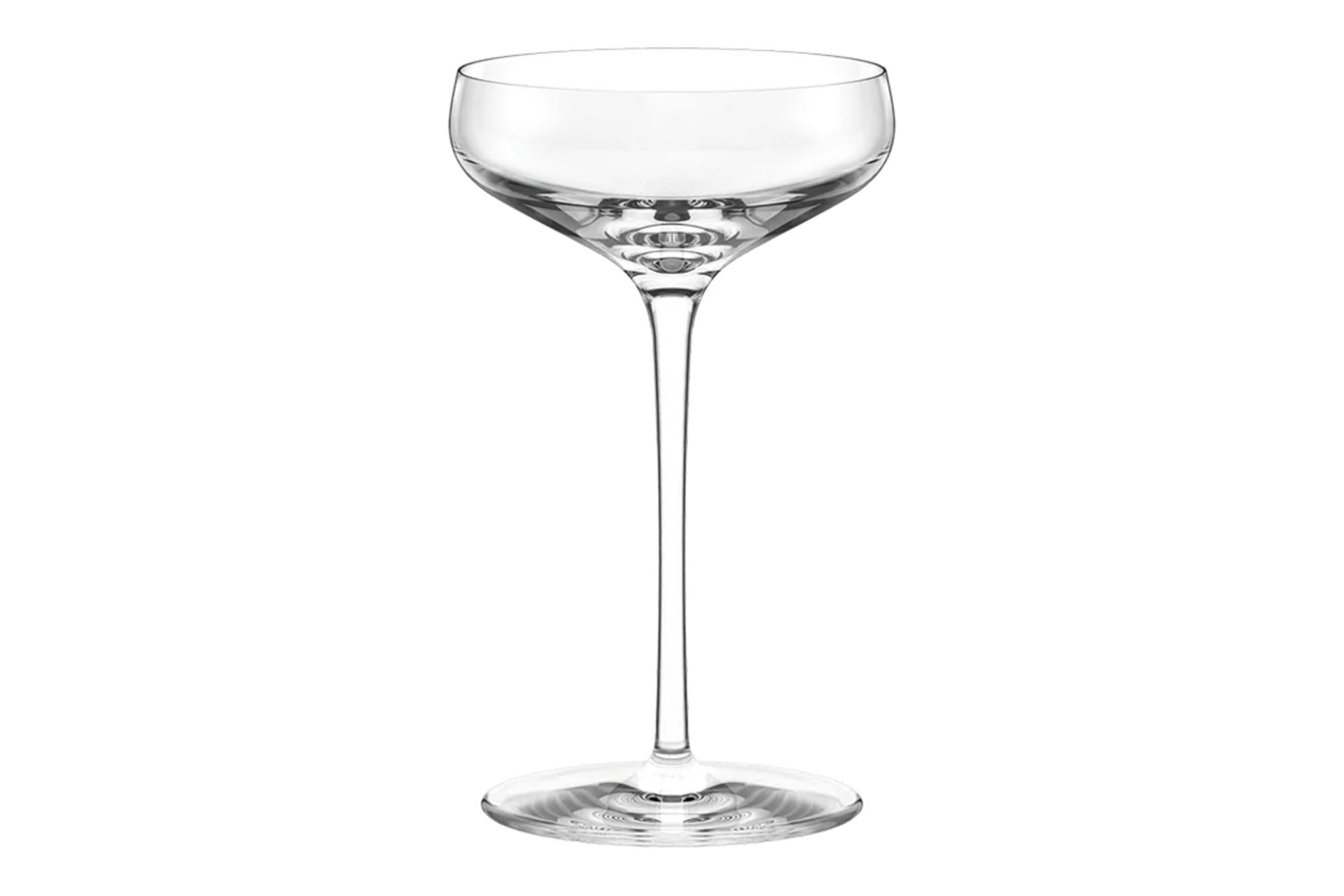 Stolzle Lausitz Twist Coppa Champagne 22 cl - Ø10 cm H.17 cm In Vetro Cristallino - Set 6 Pz