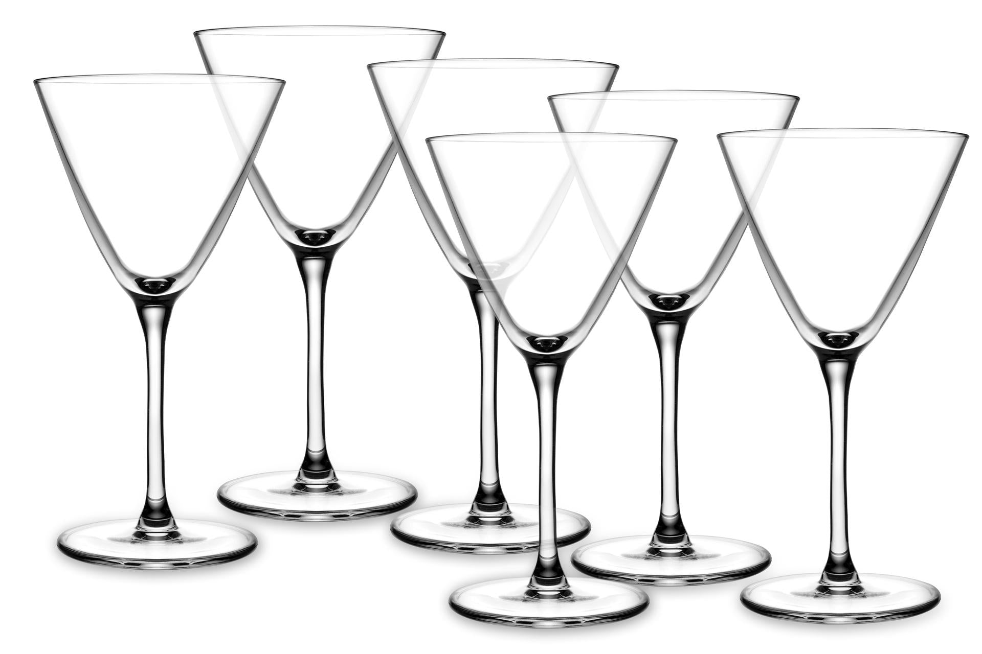 Pasabahce Bargiani Set 6 Calici Martini 19 cl - H.17 cm Design Giorgio Bargiani - Set 6 Pz