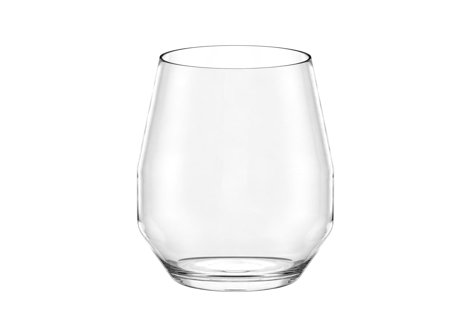 Stolzle Lausitz Celestia Bicchiere Whisky O.F. 42 cl - H 9 cm Design Avanguardistico - Set 6 Pz