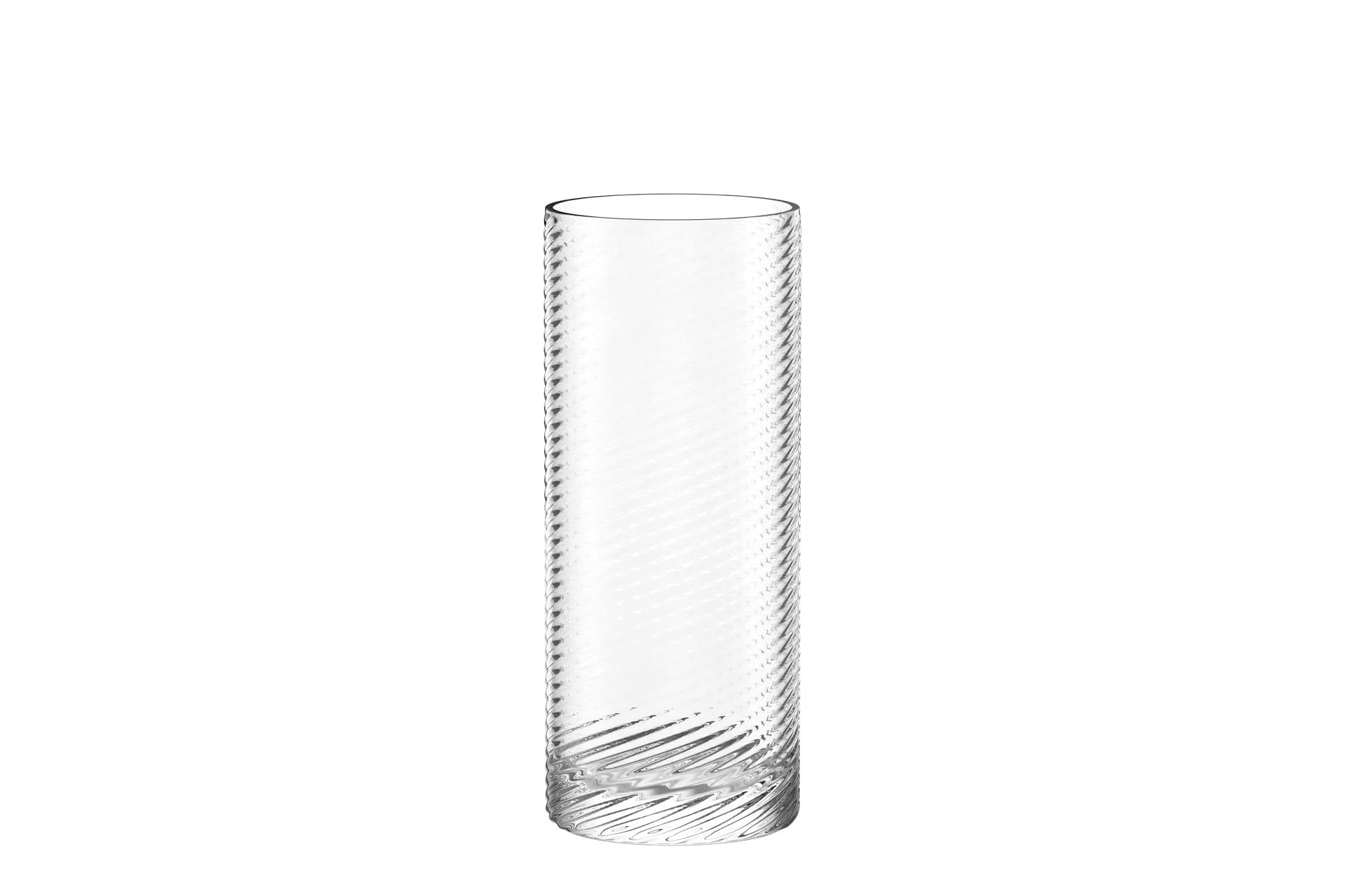 Stolzle Lausitz Berlin Bicchiere Longdrink 49 cl - H.16.8 cm In Vetro Art Déco - Set 6 Pz