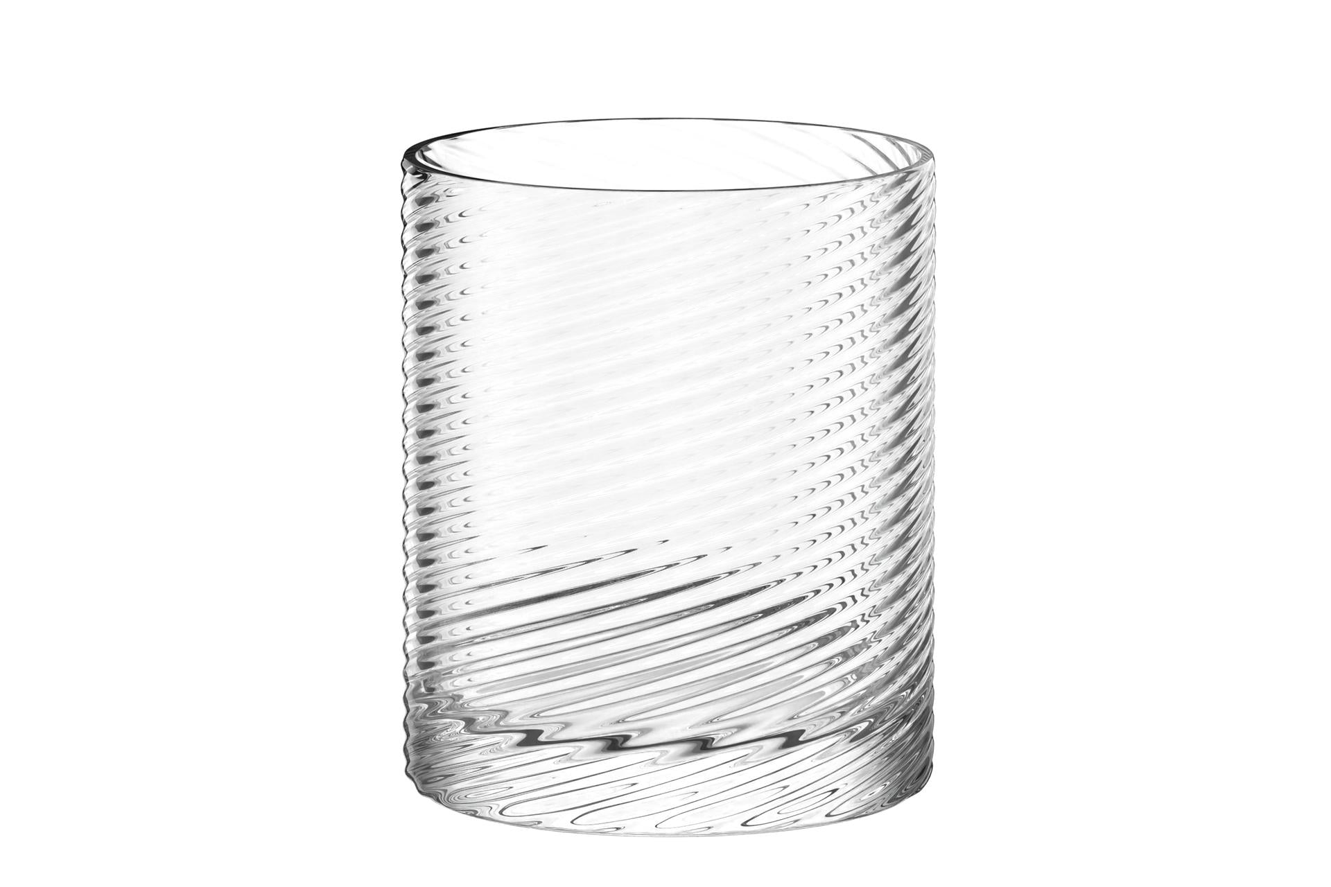 Stolzle Lausitz Berlin Bicchiere Whisky DOF 50 cl - H.10.6 cm In Vetro Art Déco - Set 6 Pz