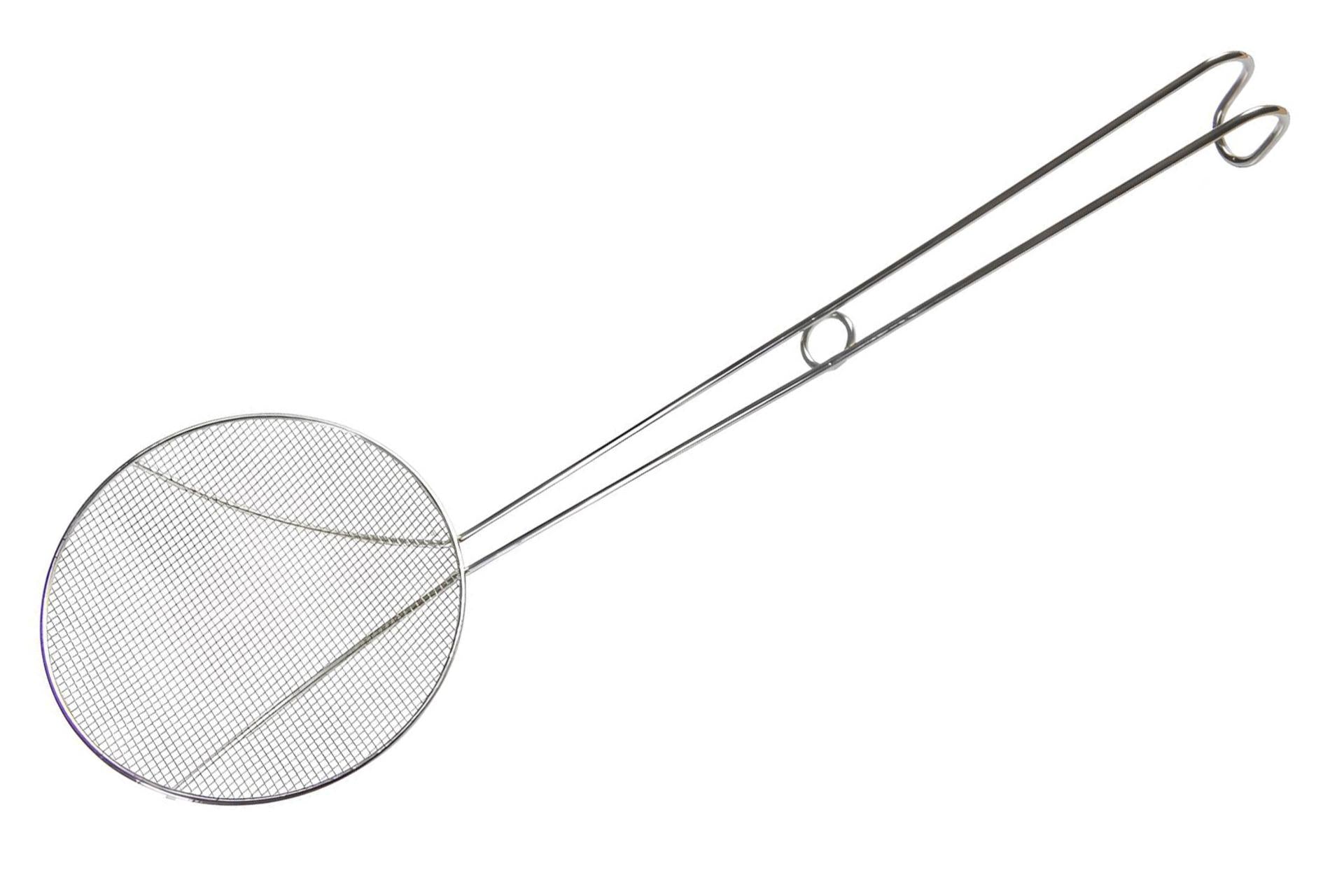 Filtex Schiumarola In Ferro Cromato Ø15 cm - Manico 40 cm