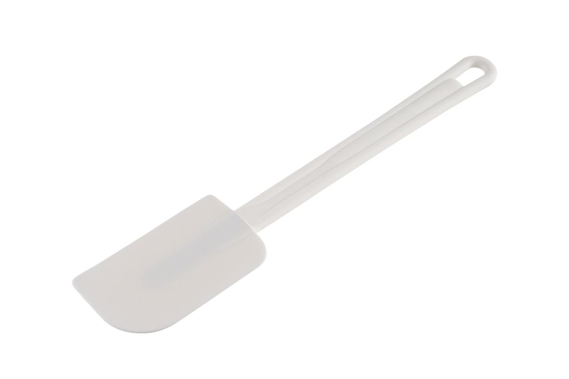 APS Spatola per Impasto 35.5 cm - Bianca In Silicone e Poliammide Con Foro Appendibile