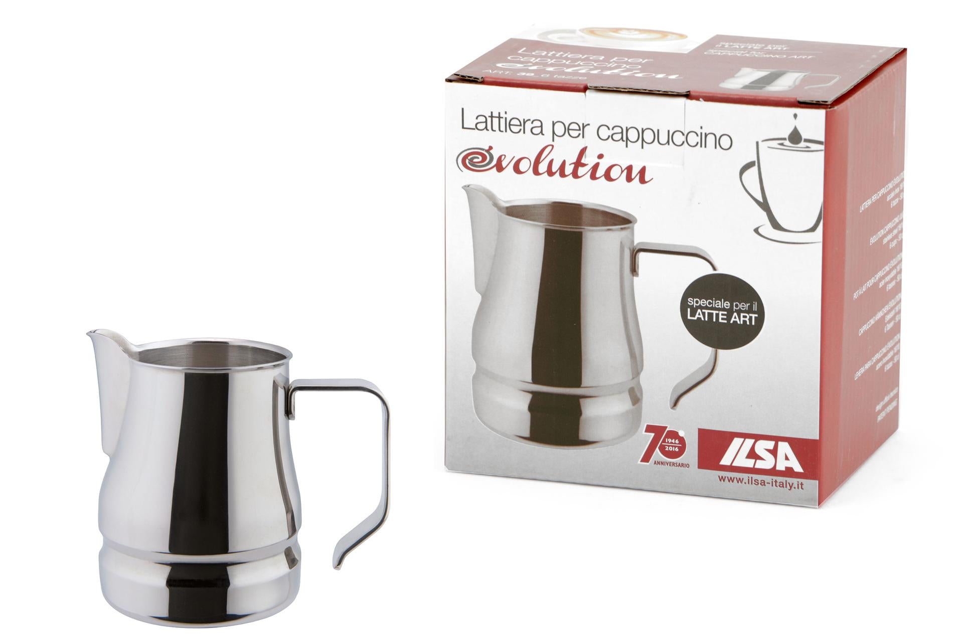 Ilsa Evolution Lattiera 3 Tazze 35 cl In Acciaio Inox 18/10