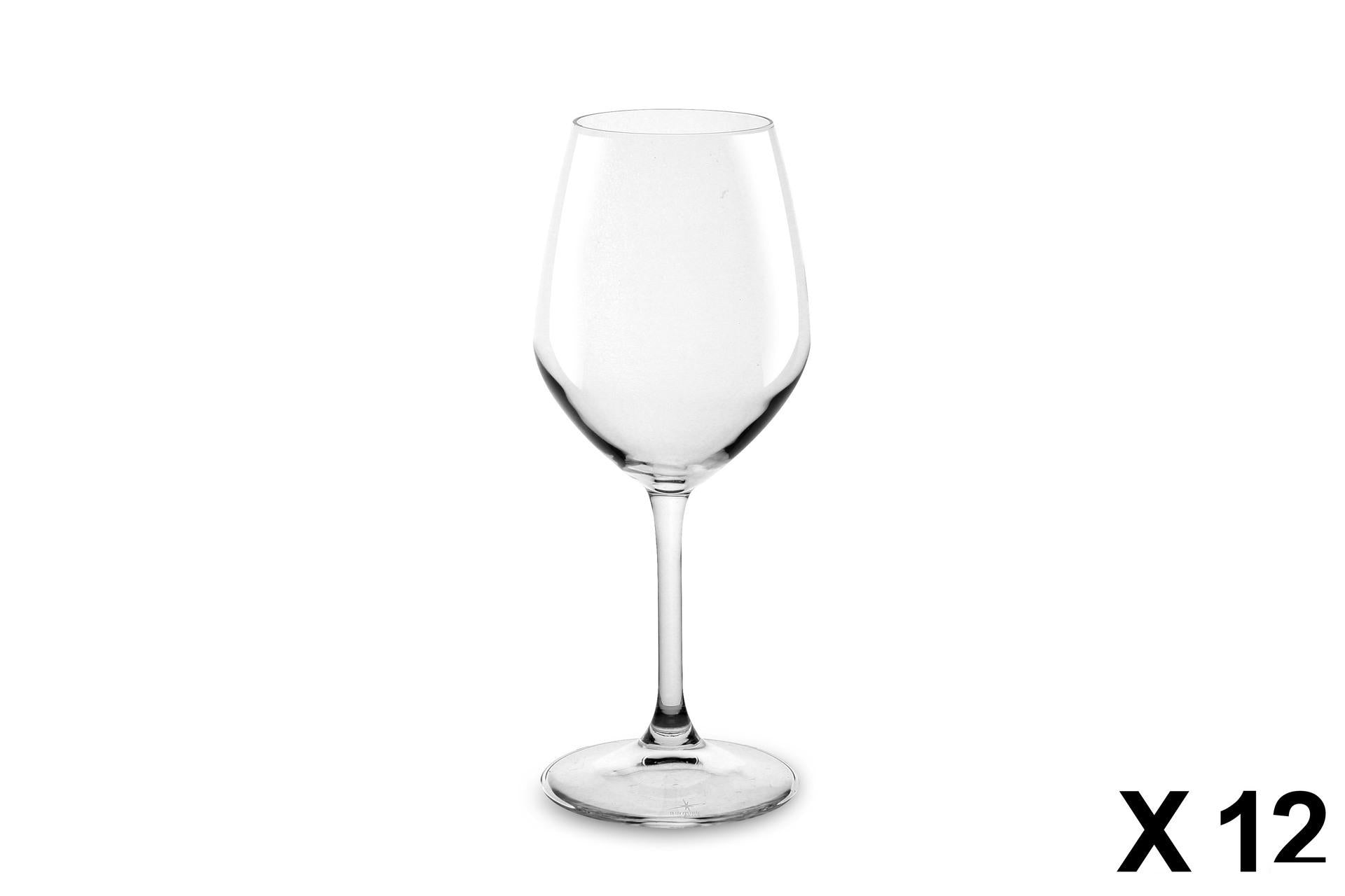Bormioli Rocco Restaurant Set 12 Calici Vino Bianco 44.5 cl - Calici da Degustazione In Vetro Sonoro - Set 12 Pz