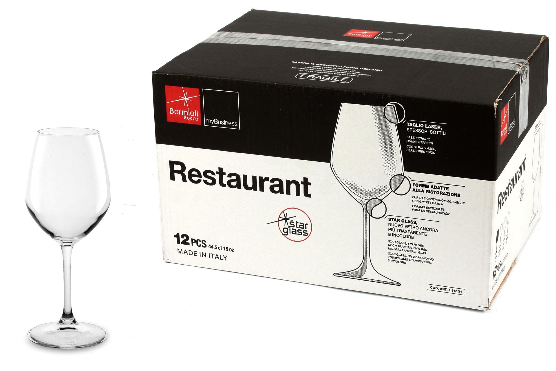 Bormioli Rocco Restaurant Set 12 Calici Vino Bianco 44.5 cl - Calici da Degustazione In Vetro Sonoro - Set 12 Pz 3