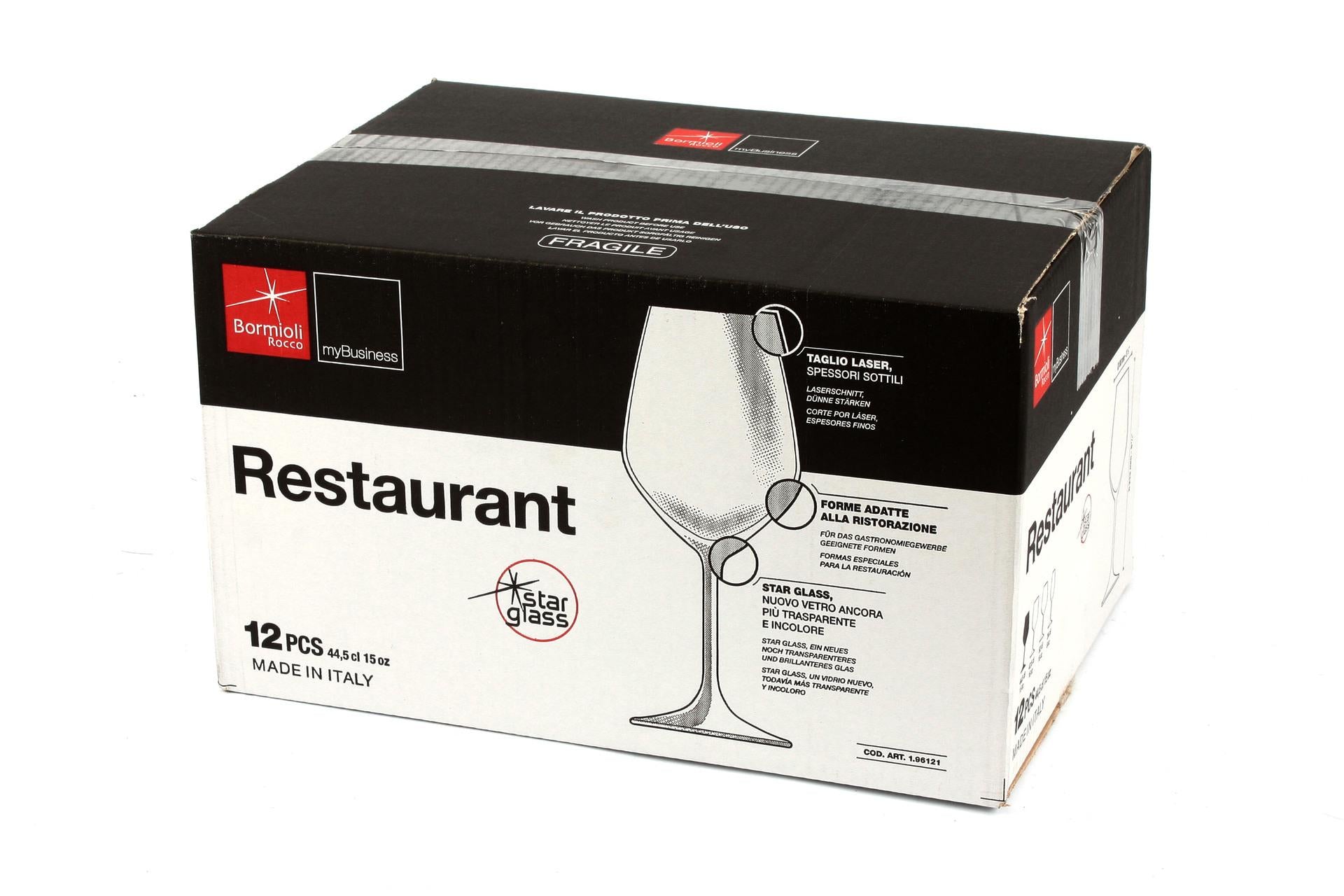Bormioli Rocco Restaurant Set 12 Calici Vino Bianco 44.5 cl - Calici da Degustazione In Vetro Sonoro - Set 12 Pz 5